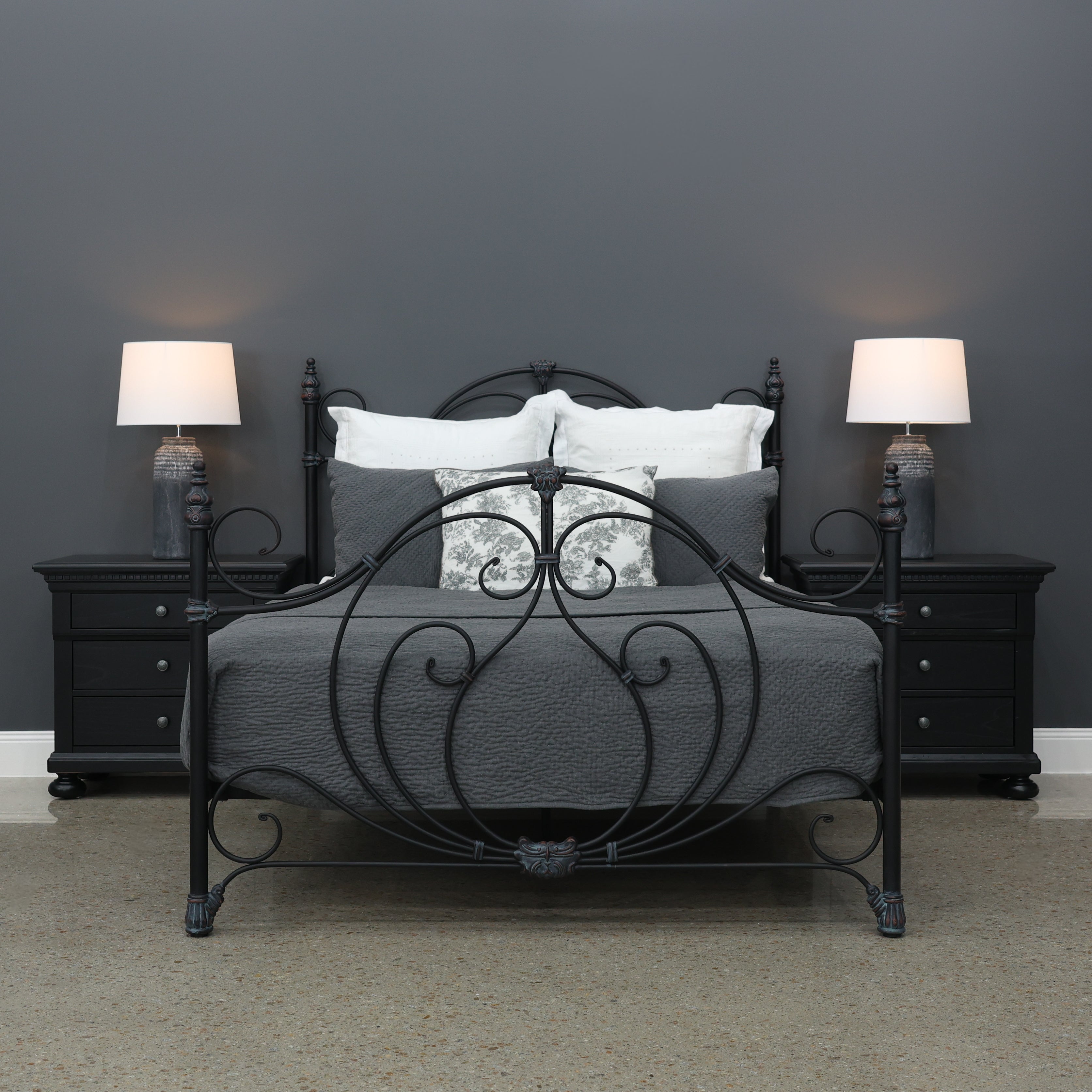 Mitchell Bed | Wrought Iron Bed Frame | McPhails Furniture