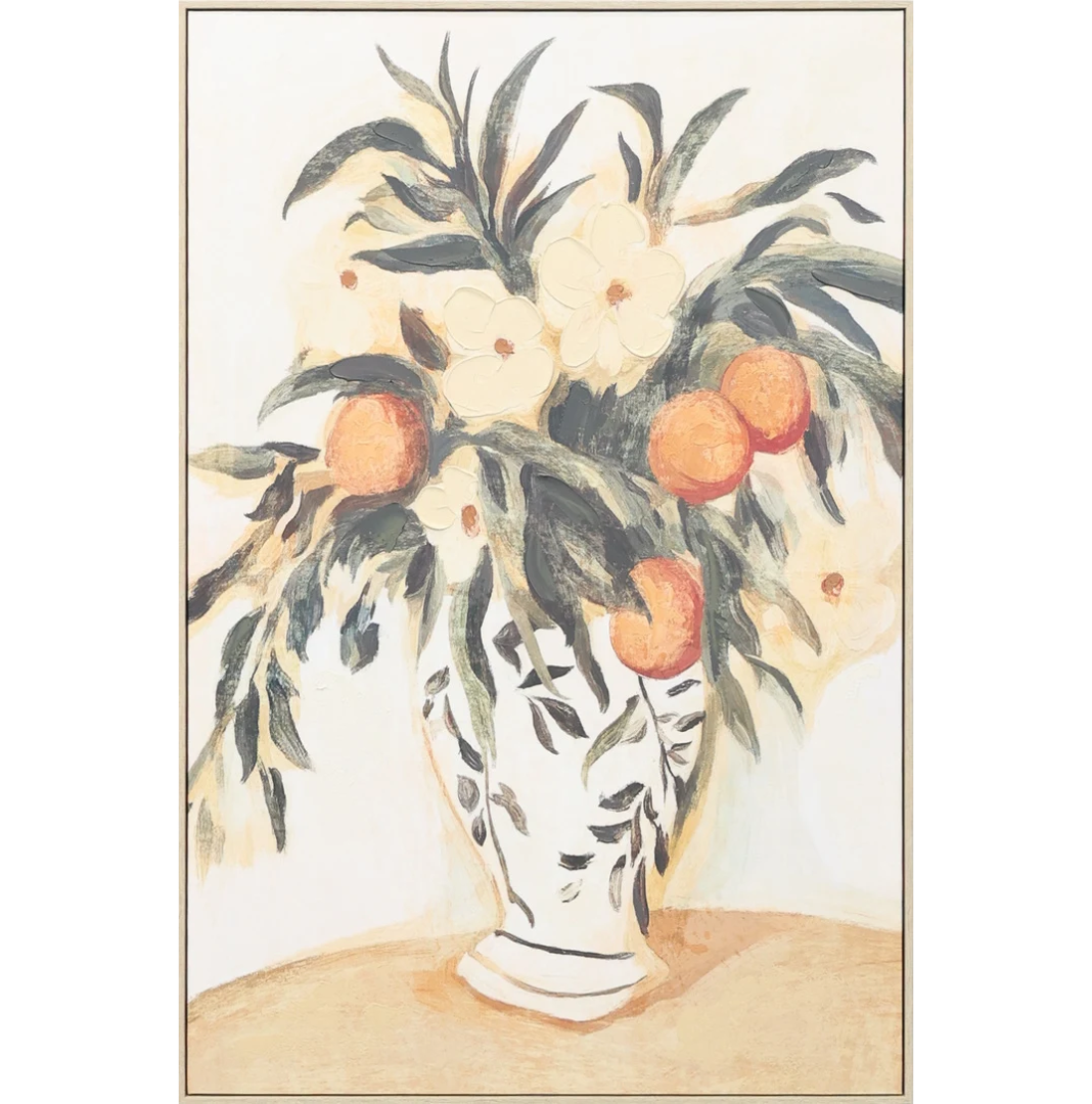 Orange Bloom Canvas