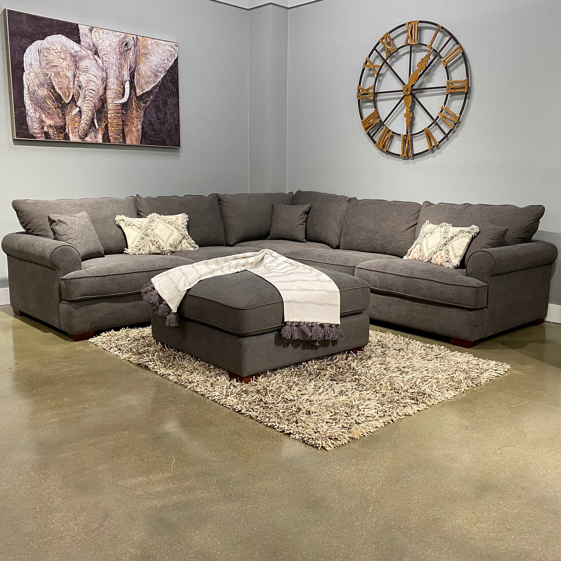 Beverley Corner Lounge - Storm