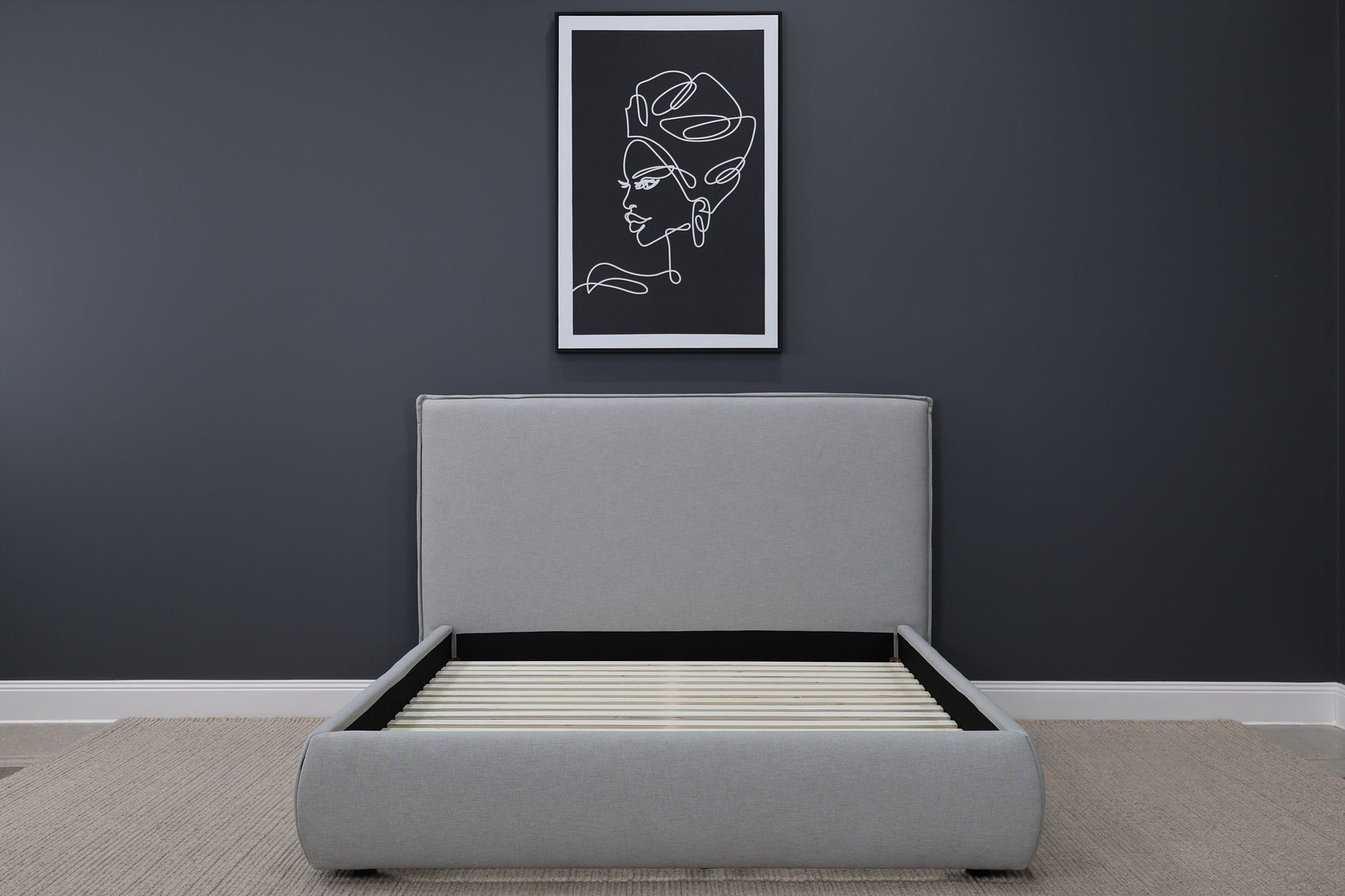 Queenscliff Bed - Light Grey