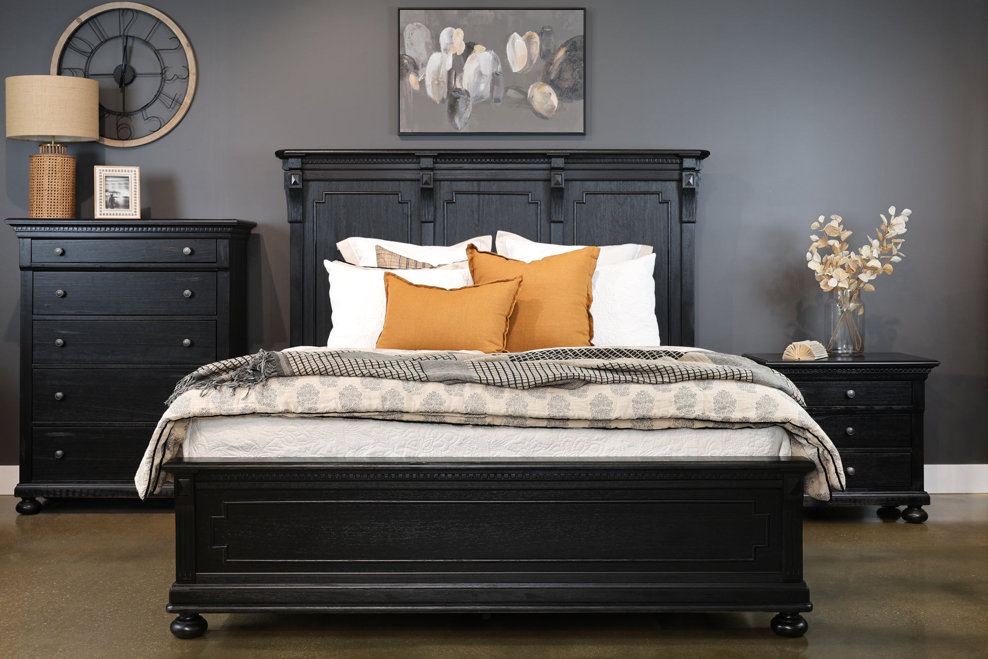 Adelaide Bed - Black
