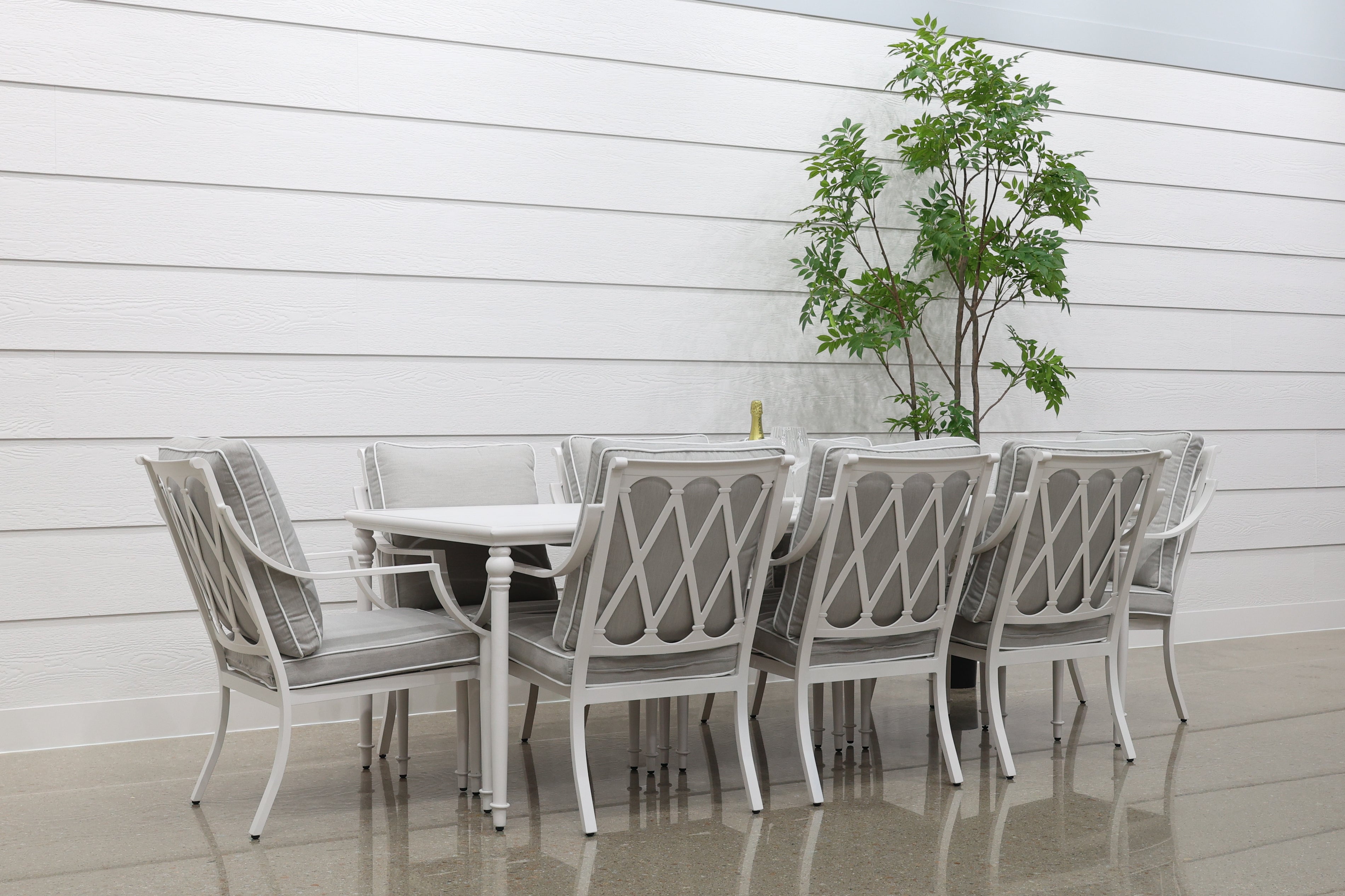 Elmore Dining Table - White