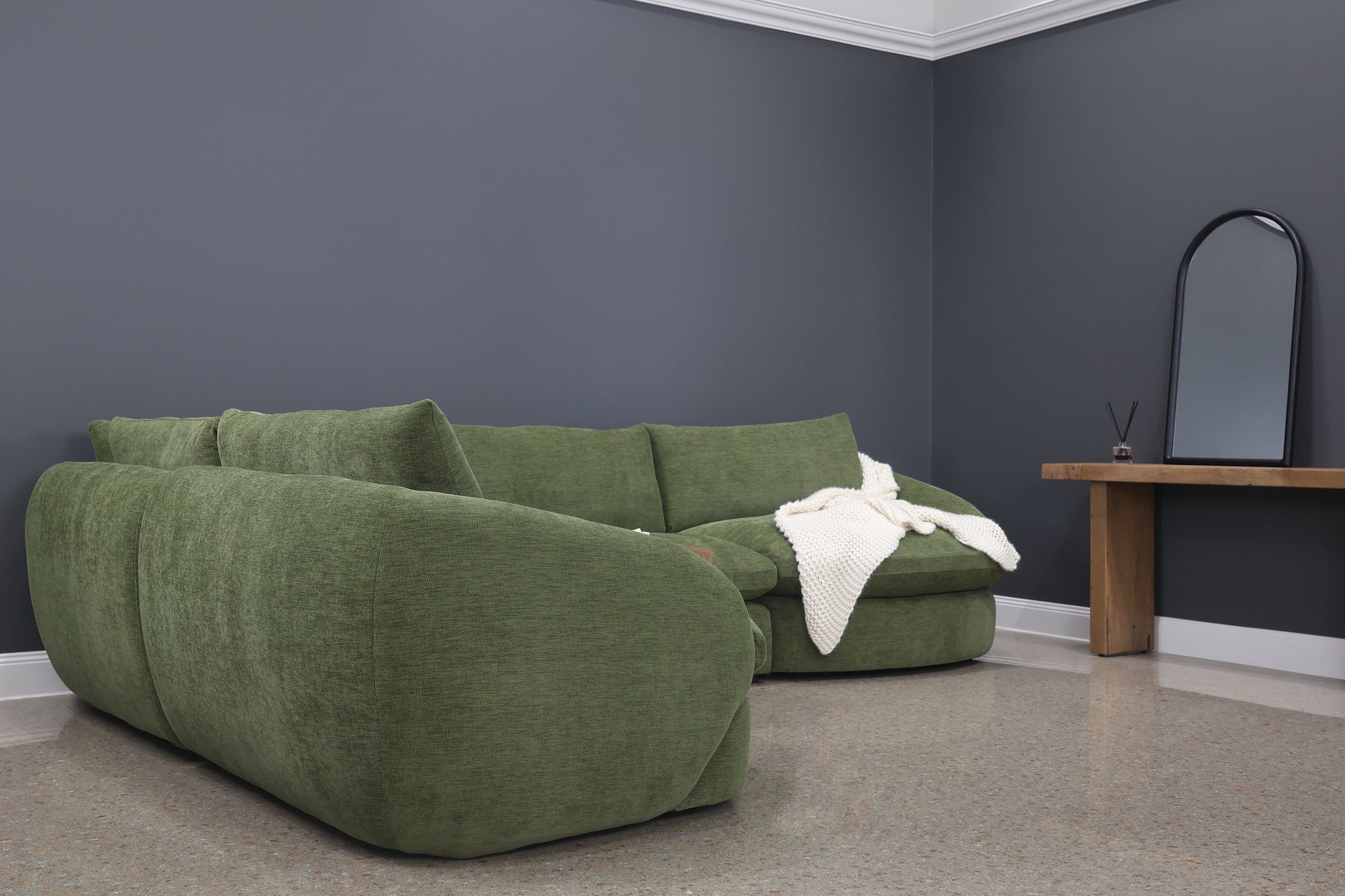 Richmond 4 Piece Corner Lounge - Fern