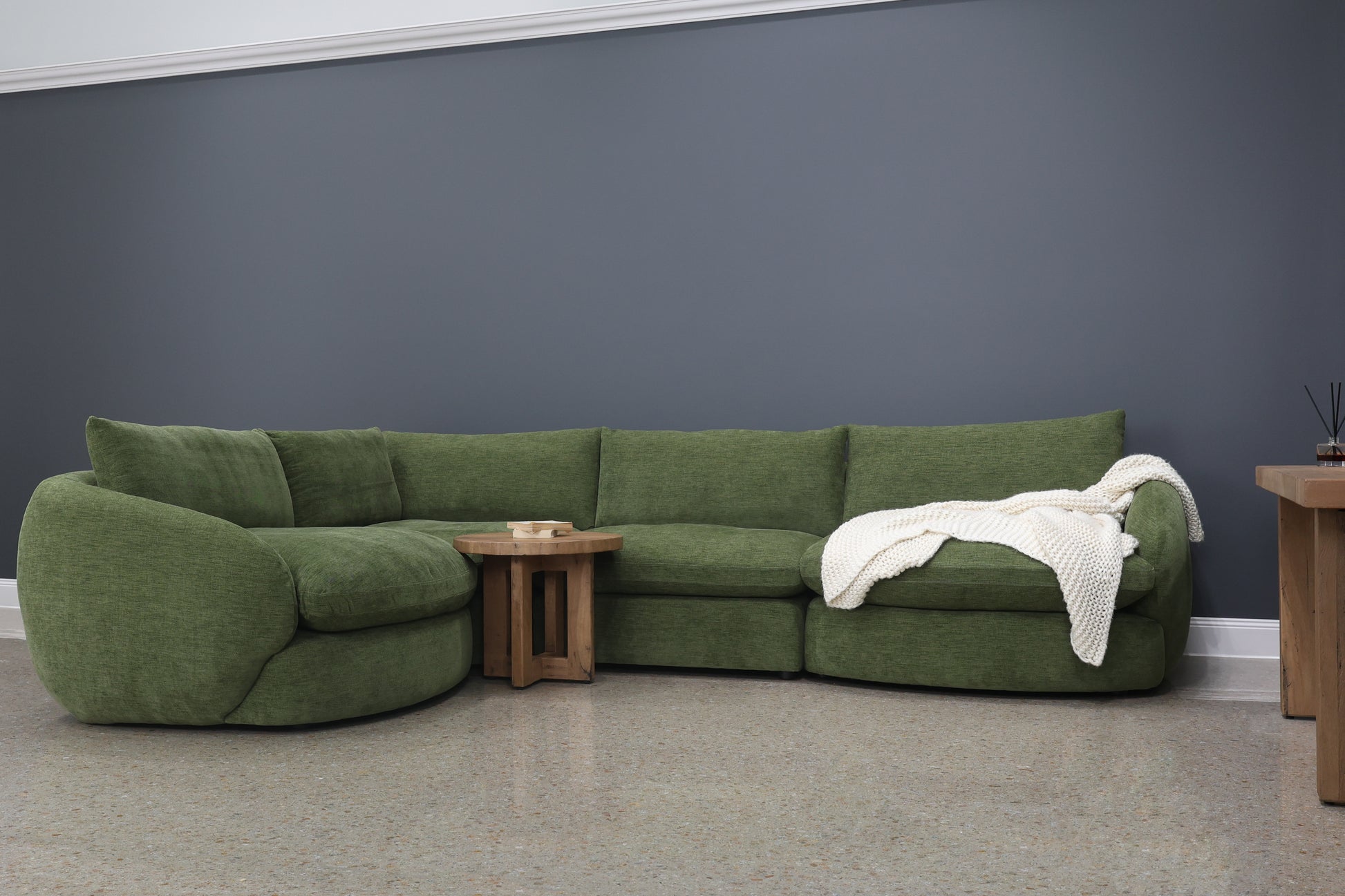 Richmond 4 Piece Corner Lounge - Fern