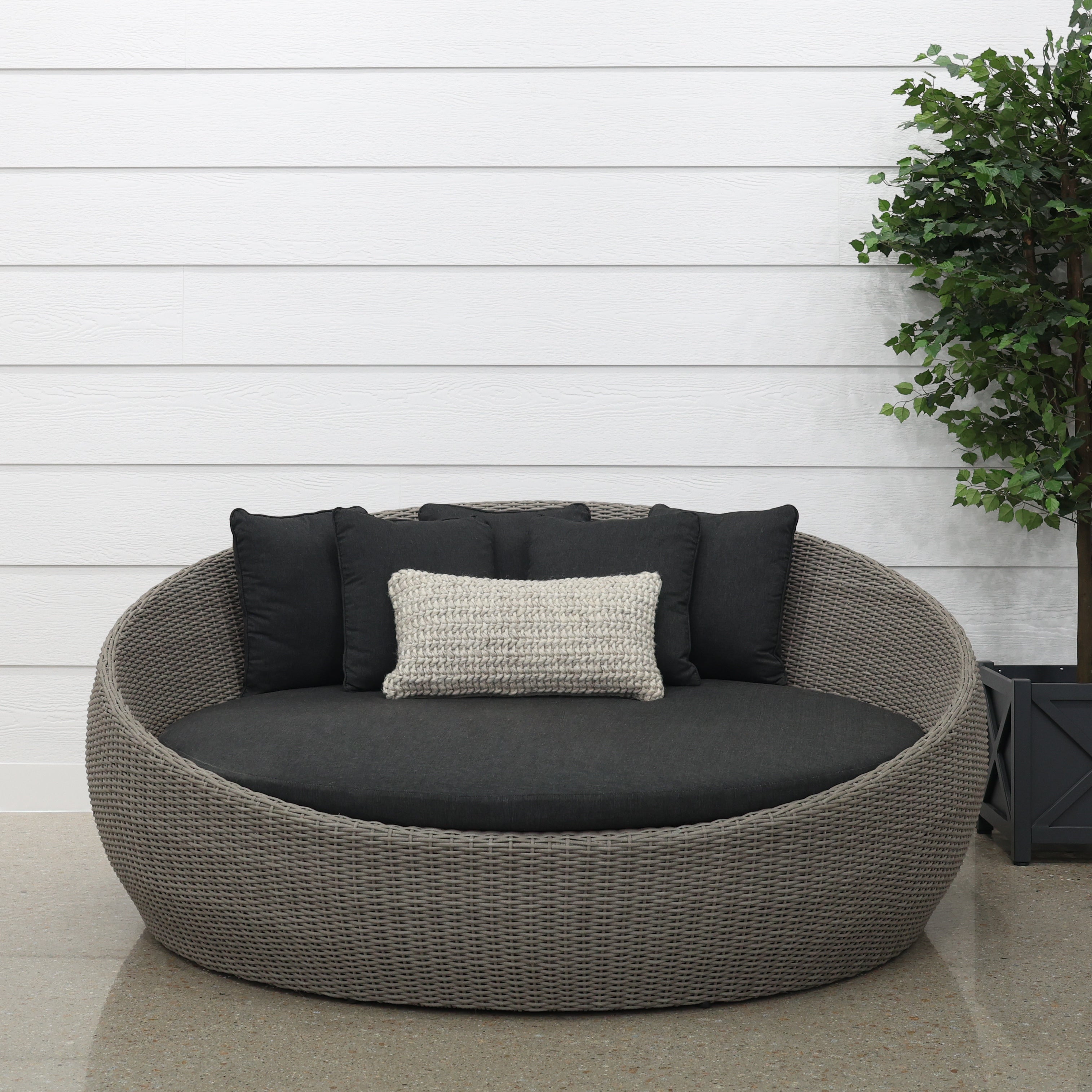 Portsea Large Day Bed - Brushed Grey (No Cove)