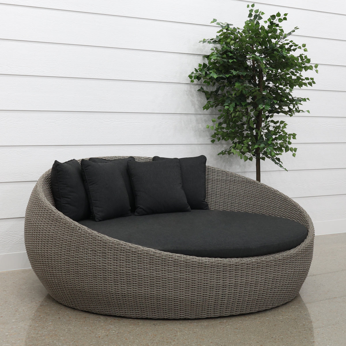 Portsea Large Day Bed - Brushed Grey (No Cove)