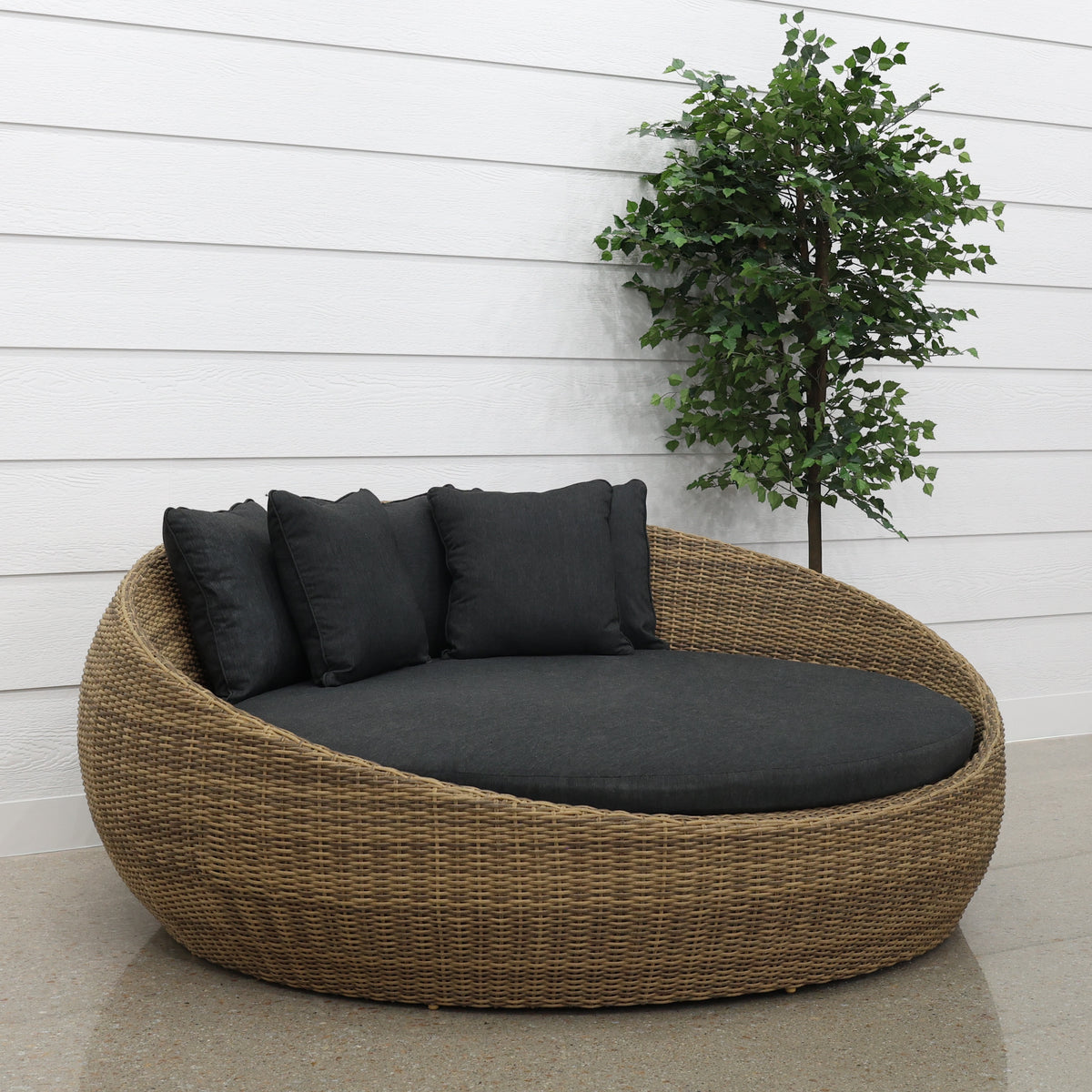 Portsea Large Day Bed - Brushed Wheat (No Cove)