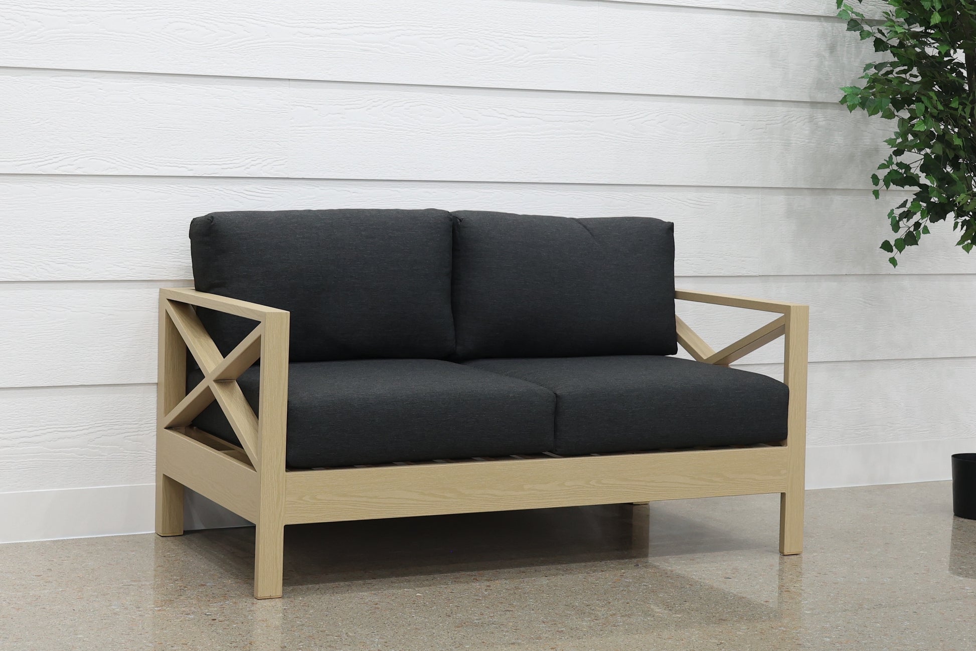 Kingscliff Loveseat - Natural Light Oak