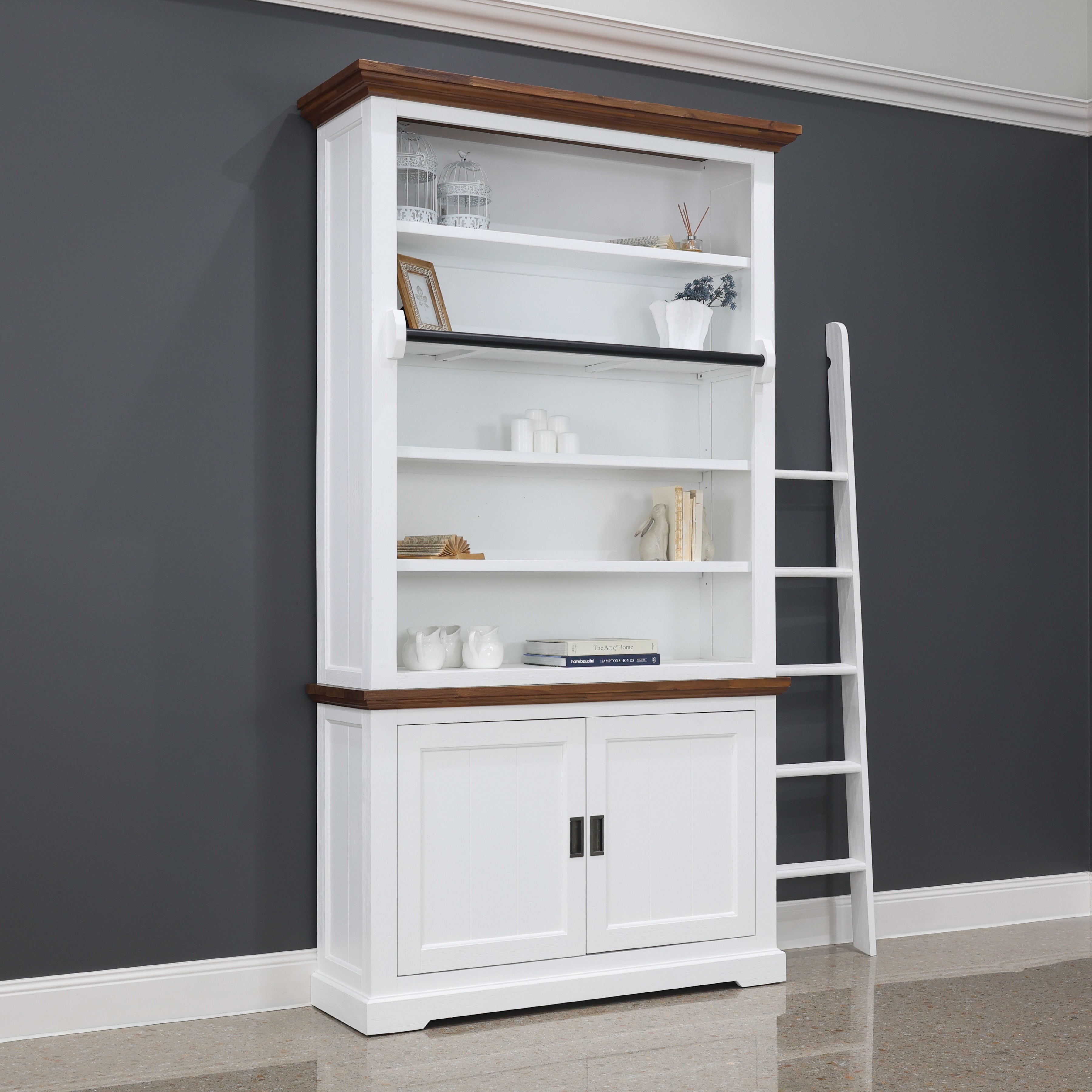 Provedore Two Tone Library Small w/ Decorative Ladder