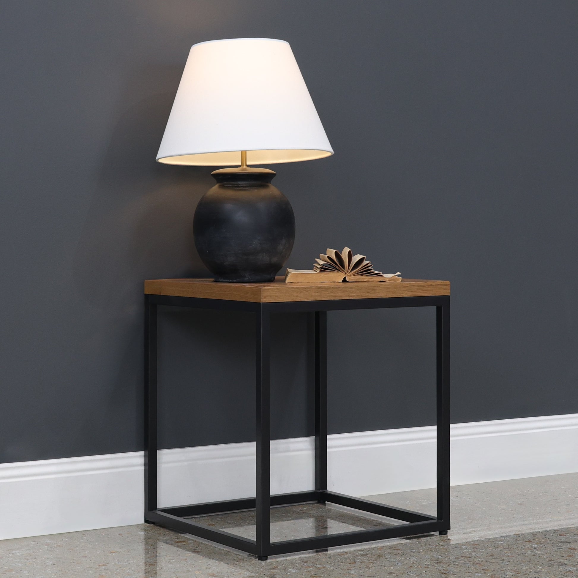 Industrial Lamp Table