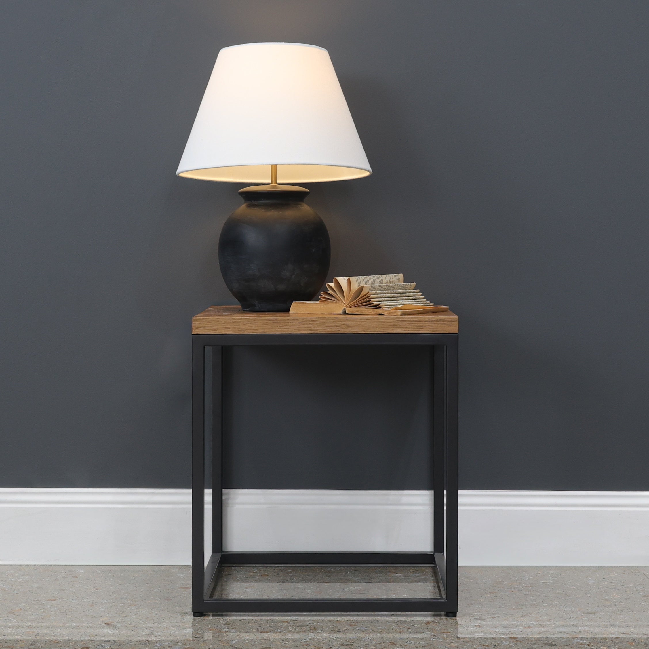 Industrial Lamp Table – McPhails Furniture