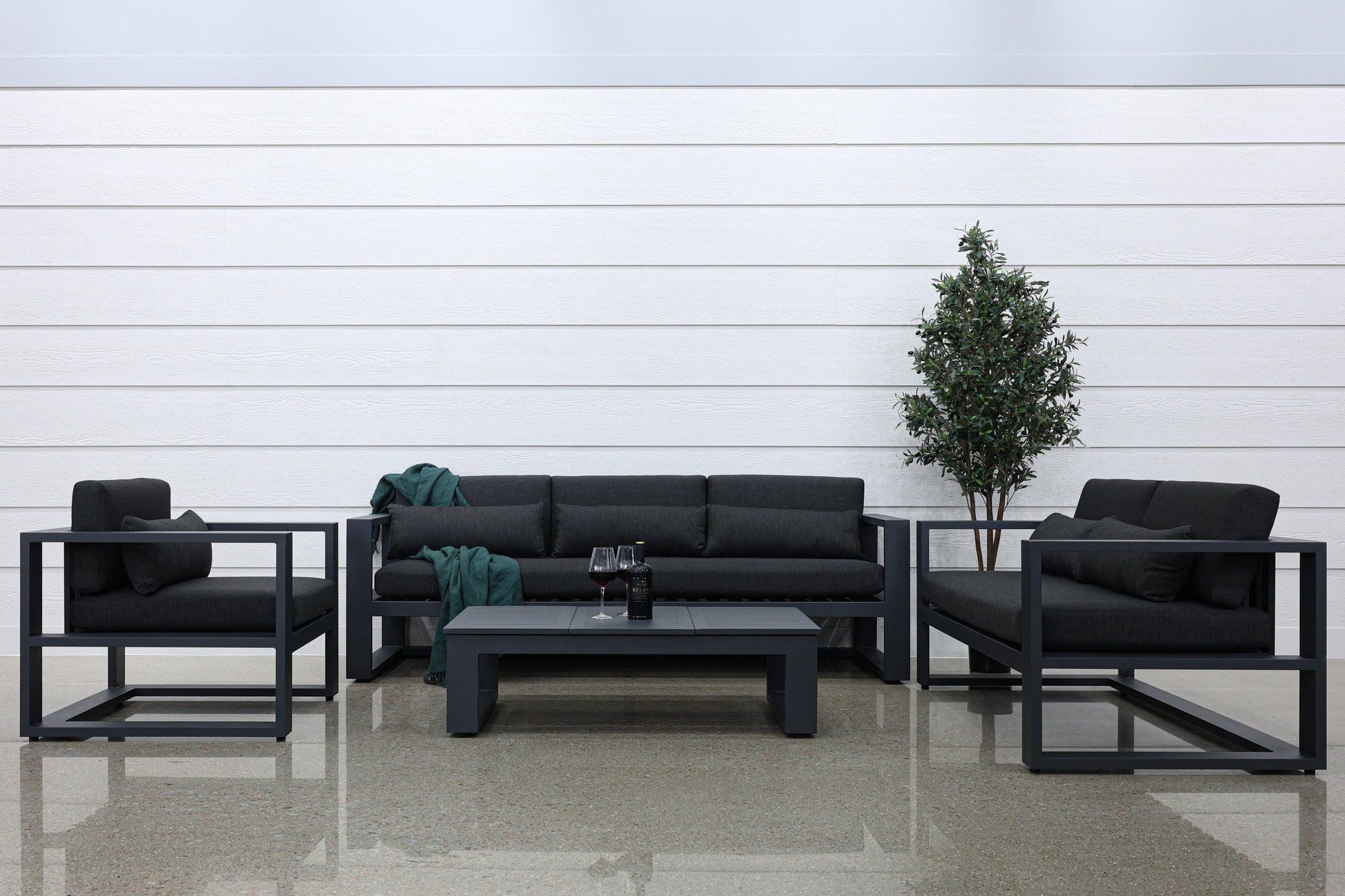 Mildura Coffee Table - Charcoal