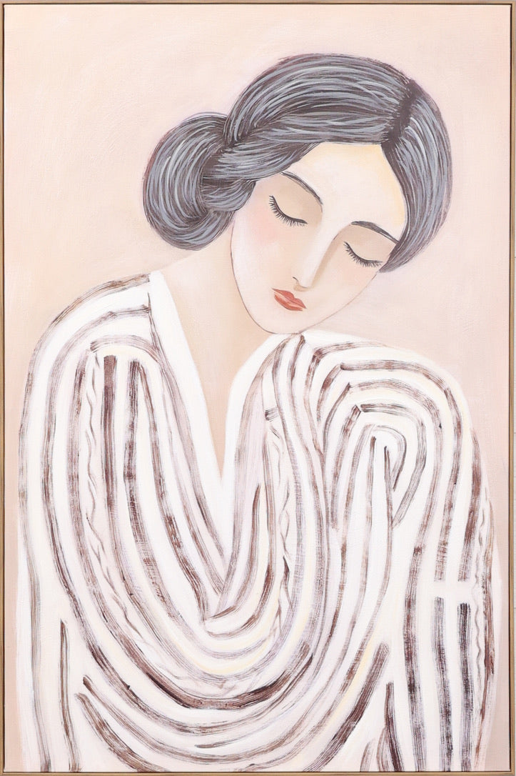 Pause Lady Canvas