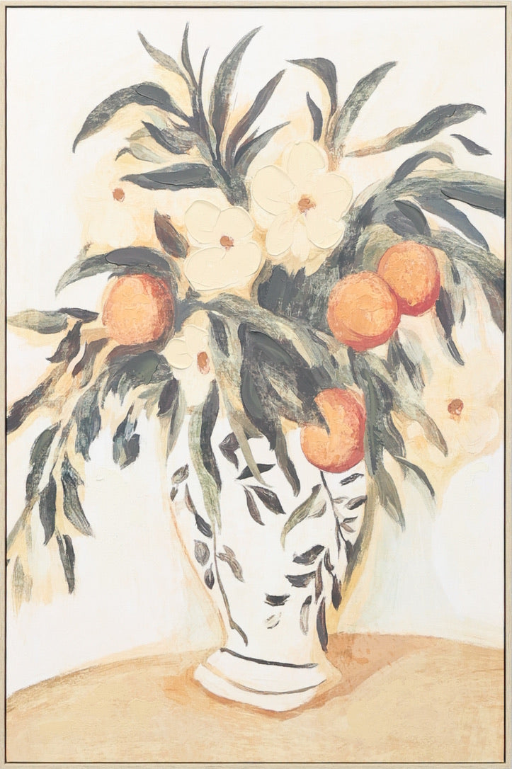Orange Bloom Canvas
