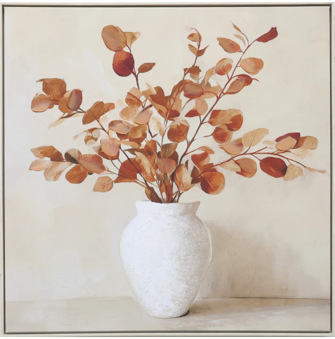 Dried Arrangement in Urn Canvas