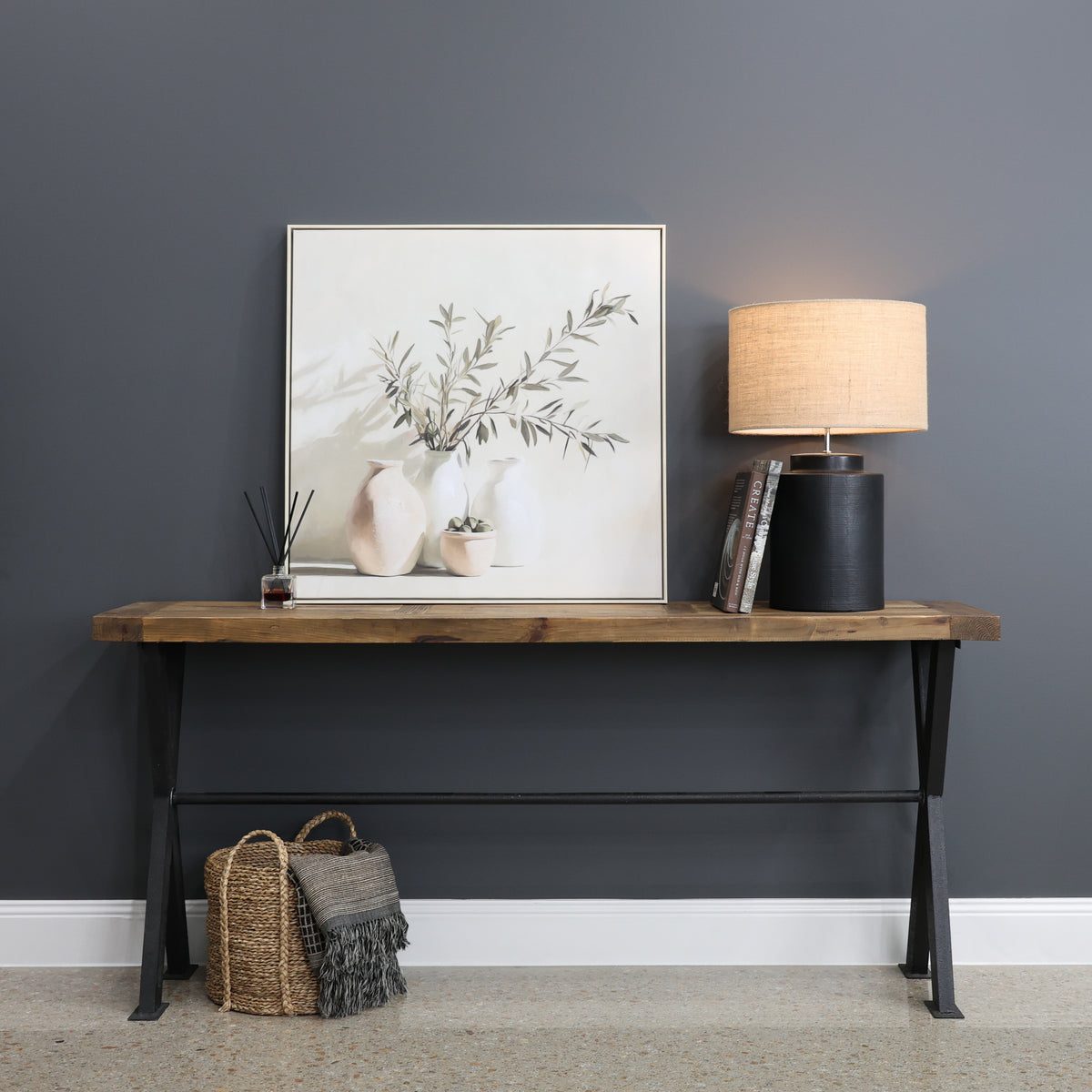 Olives with the Vase Canvas