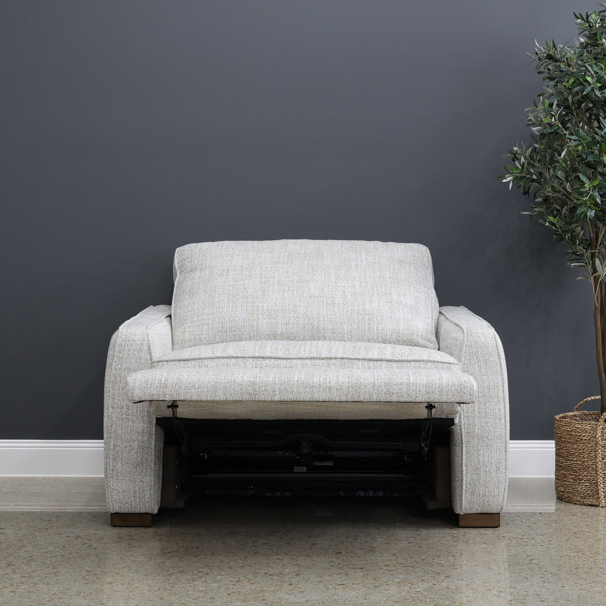 Apollo Bay Electric Recliner-Soft Natural