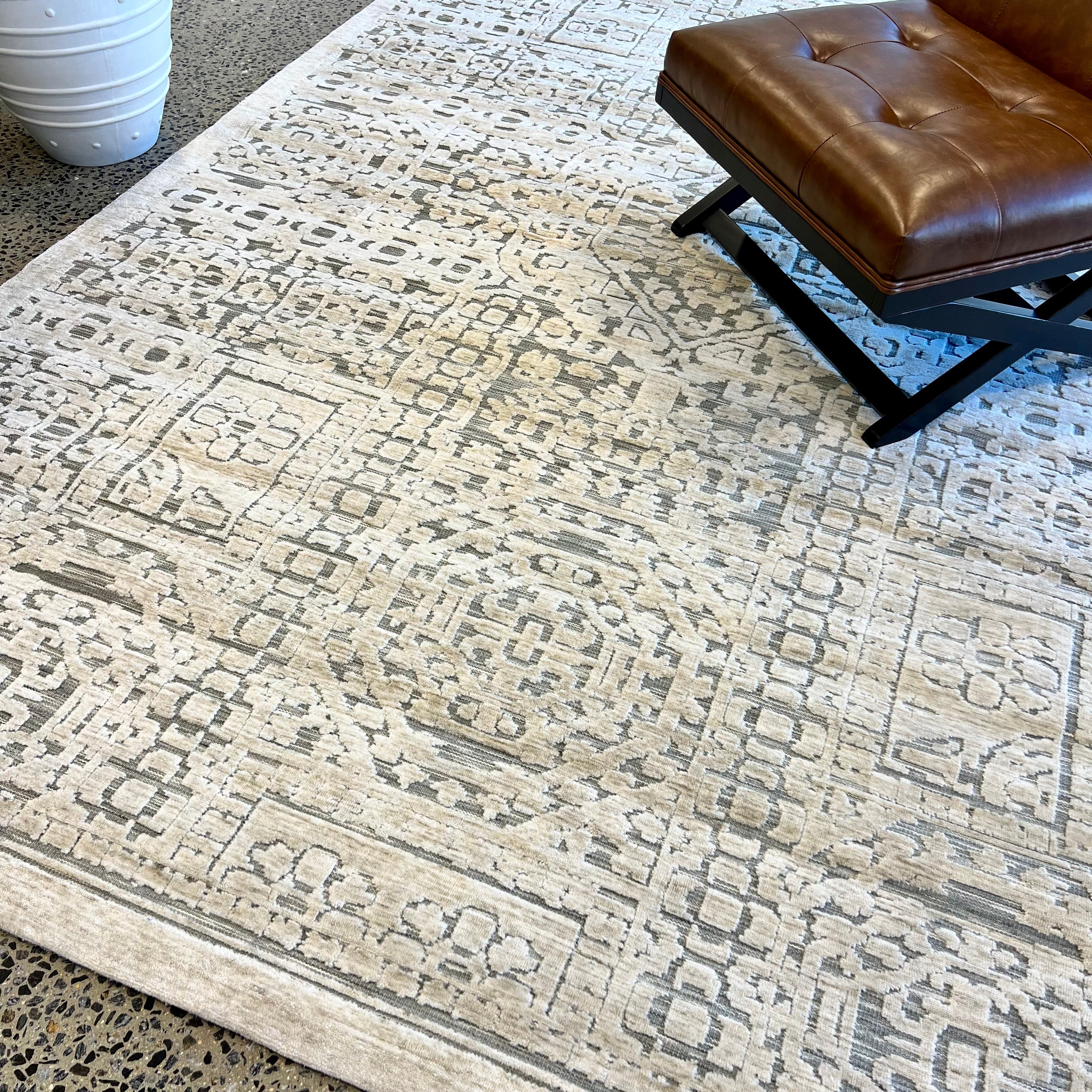 Antwerp Rug - Ivory Steel