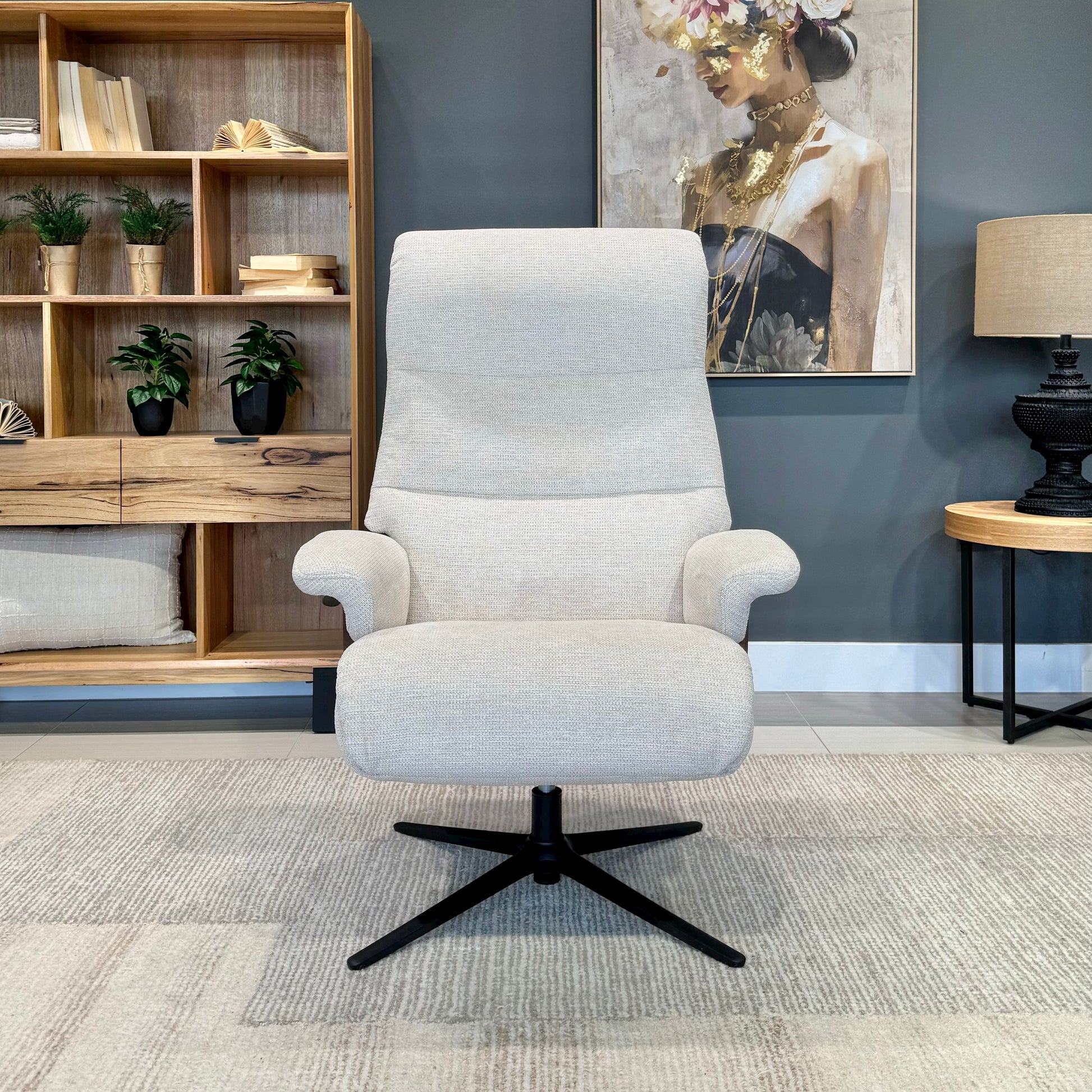 Seville Chair & Ottoman - Aragon