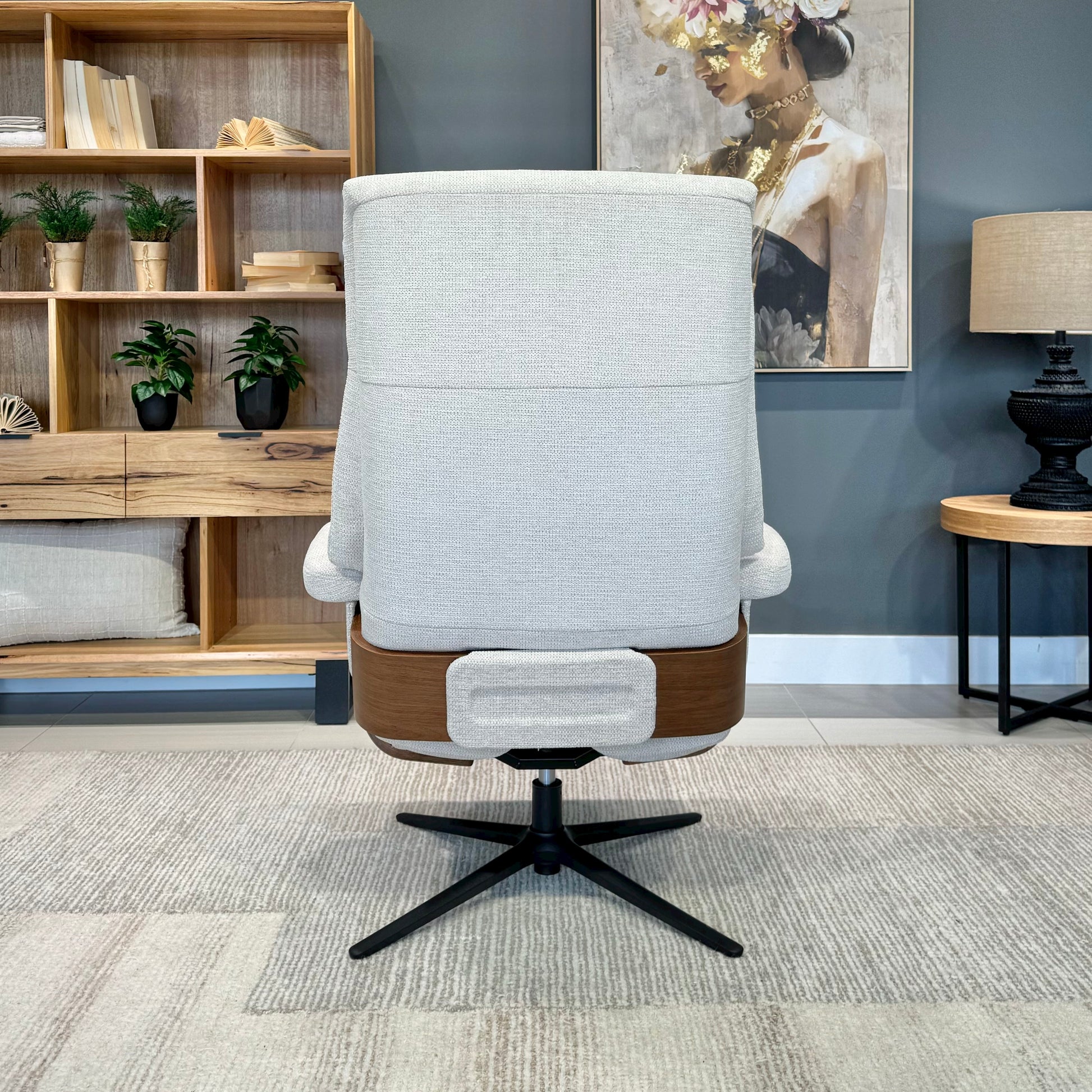 Seville Chair & Ottoman - Aragon