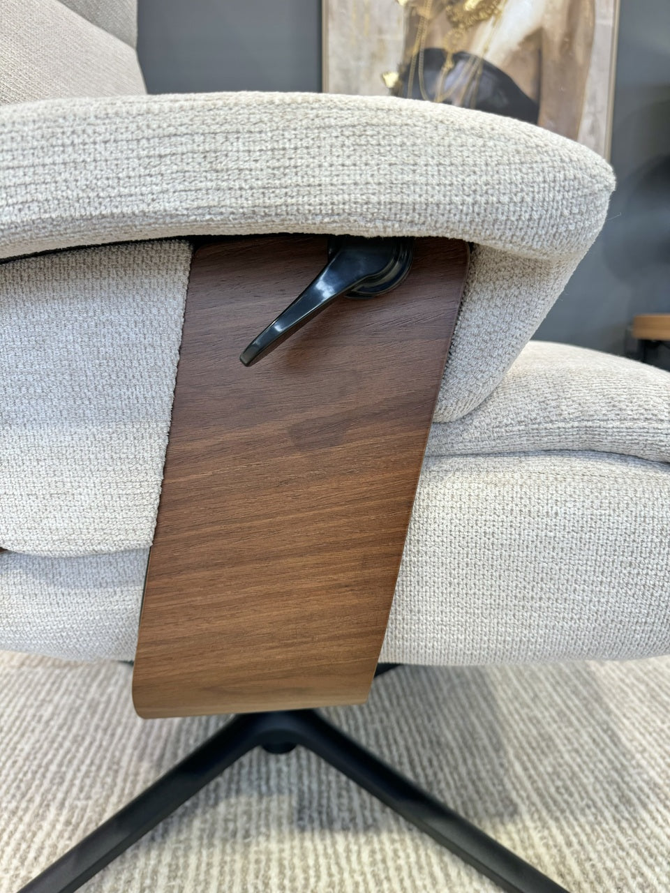 Seville Chair & Ottoman - Aragon