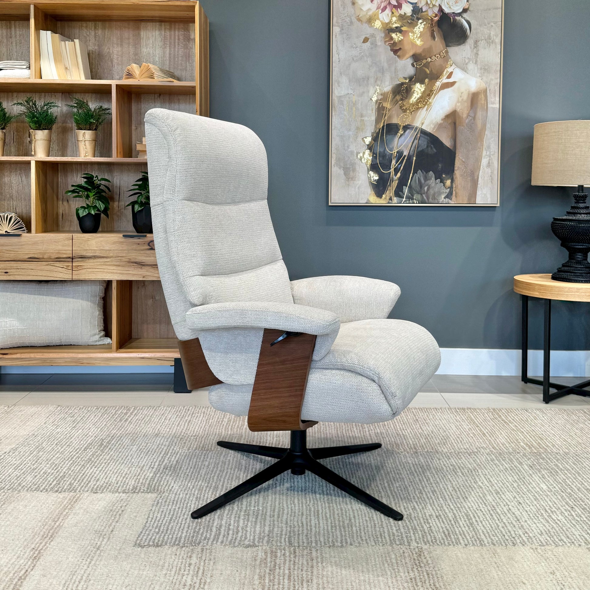 Seville Chair & Ottoman - Aragon