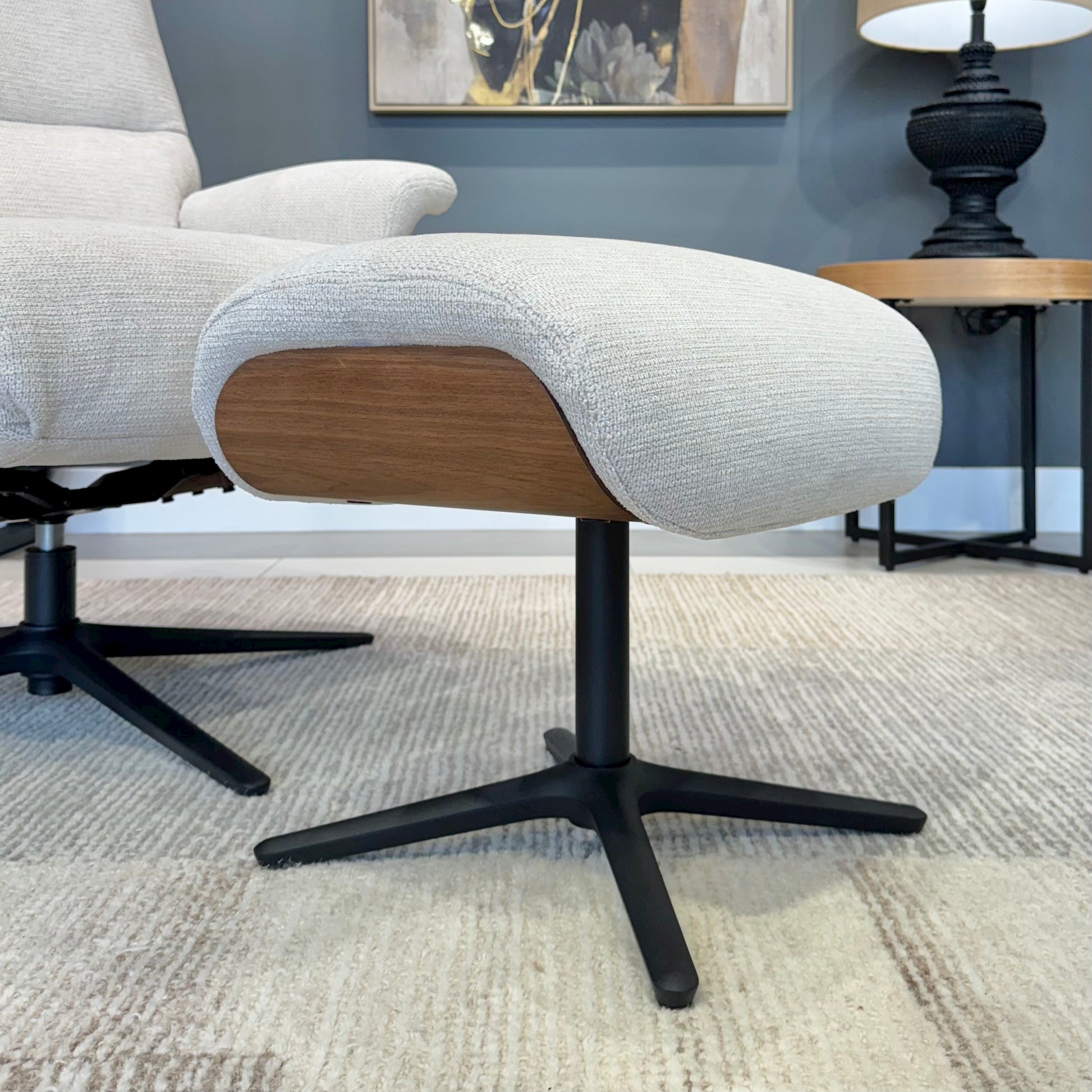 Seville Chair & Ottoman - Aragon