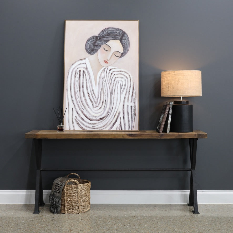 Pause Lady Canvas