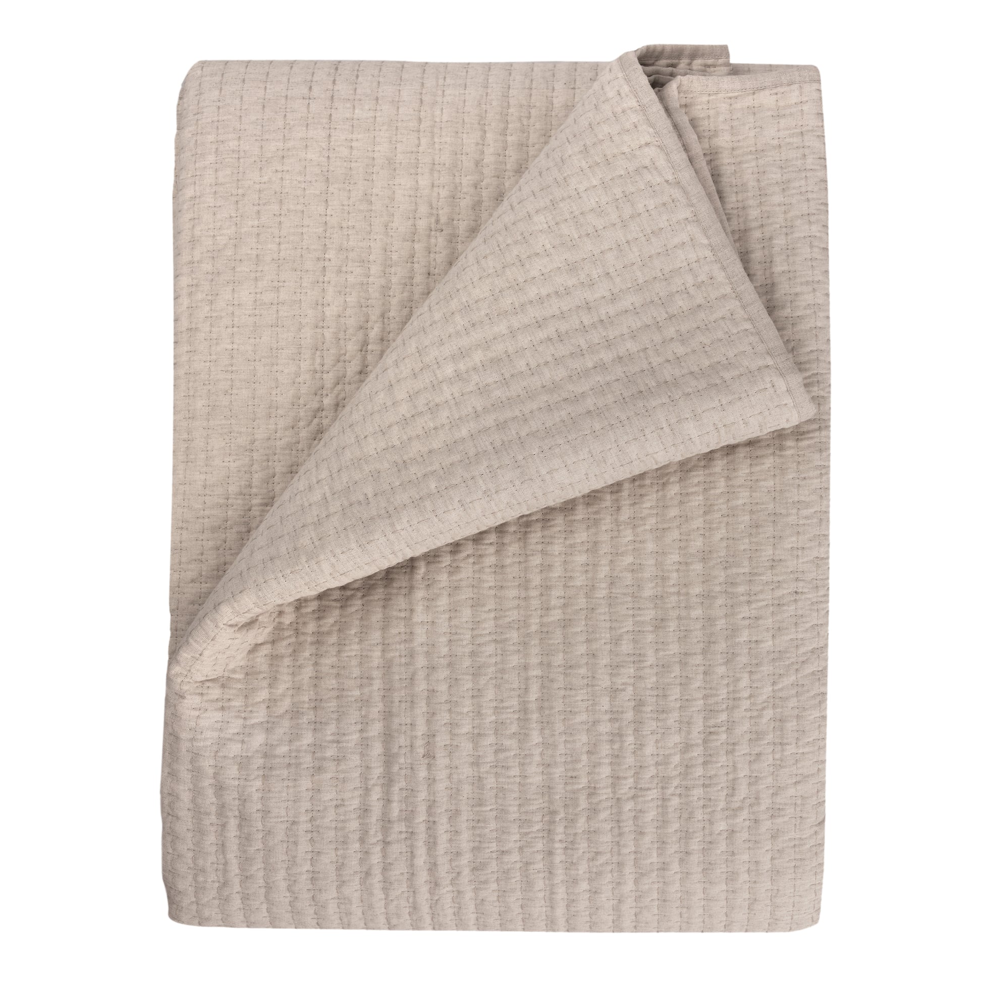 Hotham Bedspread Set - Includes Pair of Standard Pillow Shams - Natural