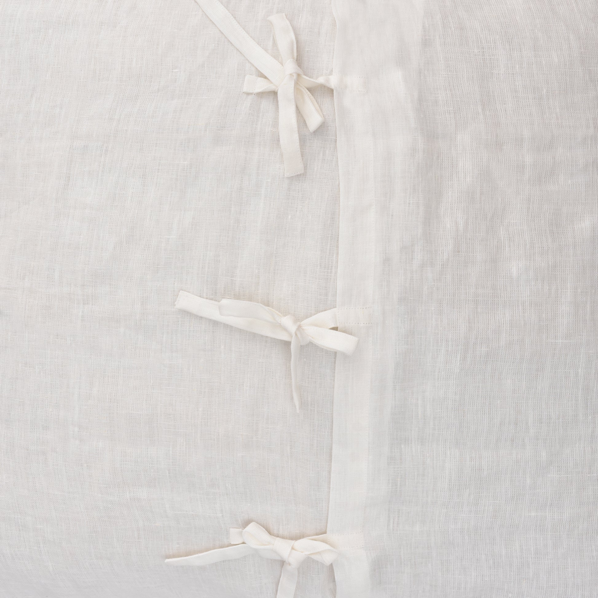 Roma Pair European Pillow Shams - White