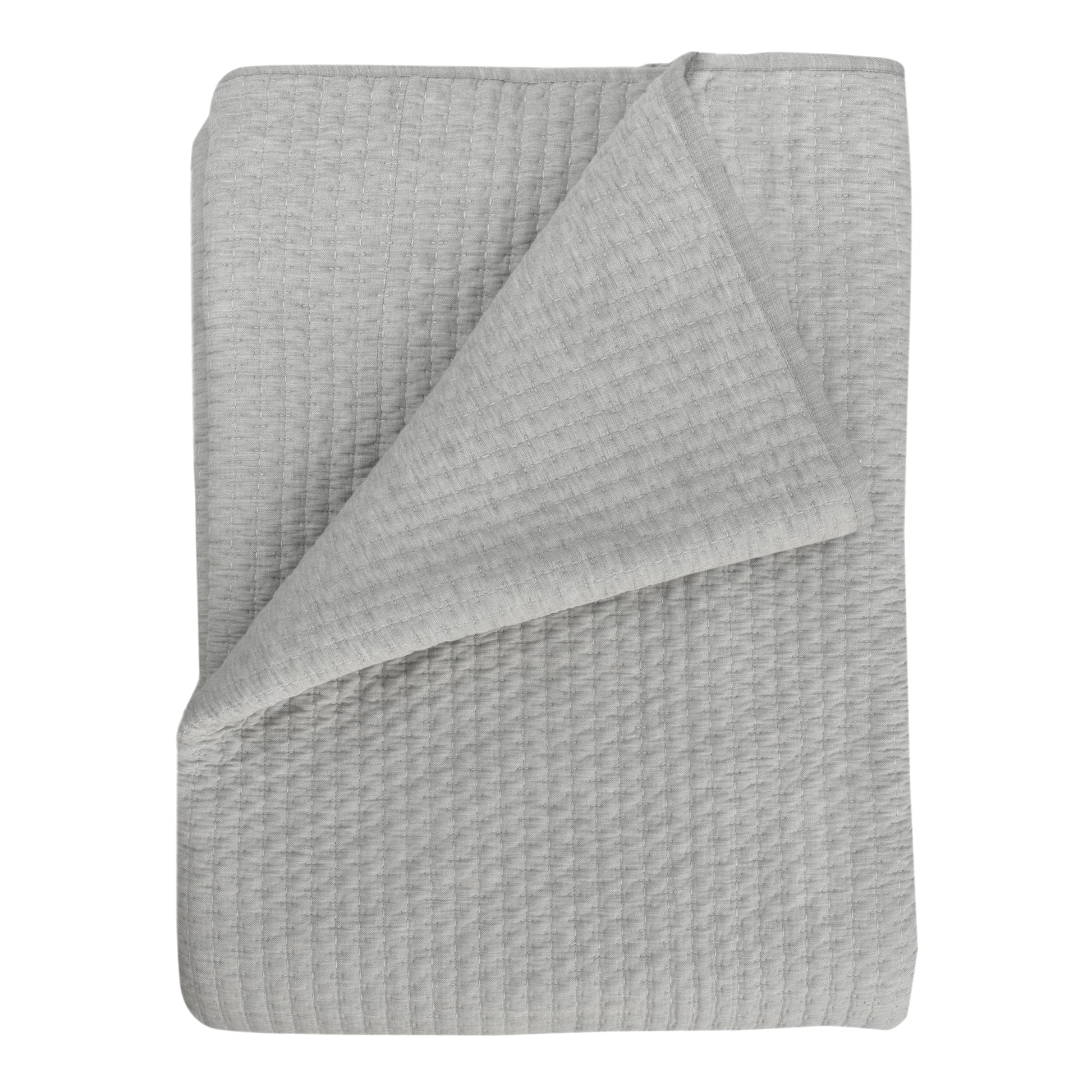 Hotham Bedspread Set - Includes Pair of Standard Pillow Shams - Silver