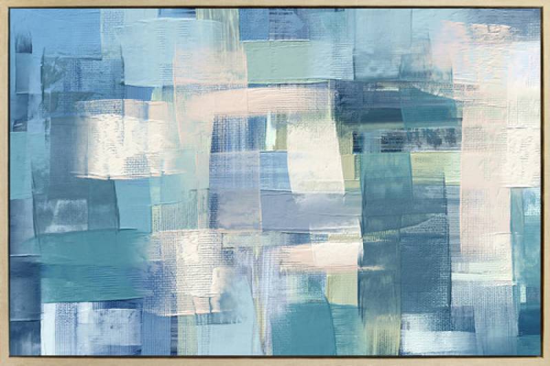 Blue Block Canvas