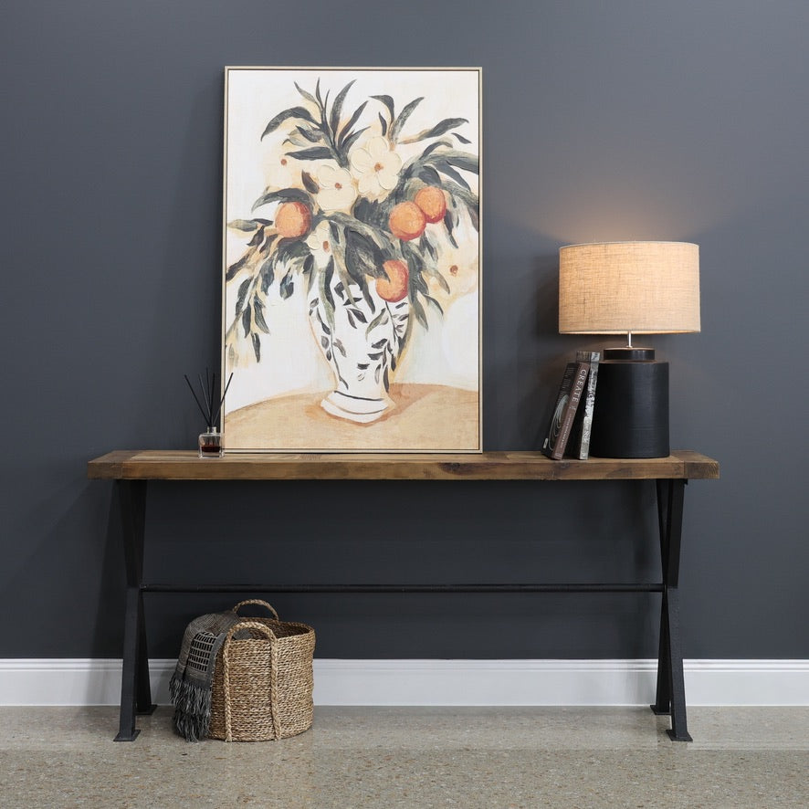 Orange Bloom Canvas