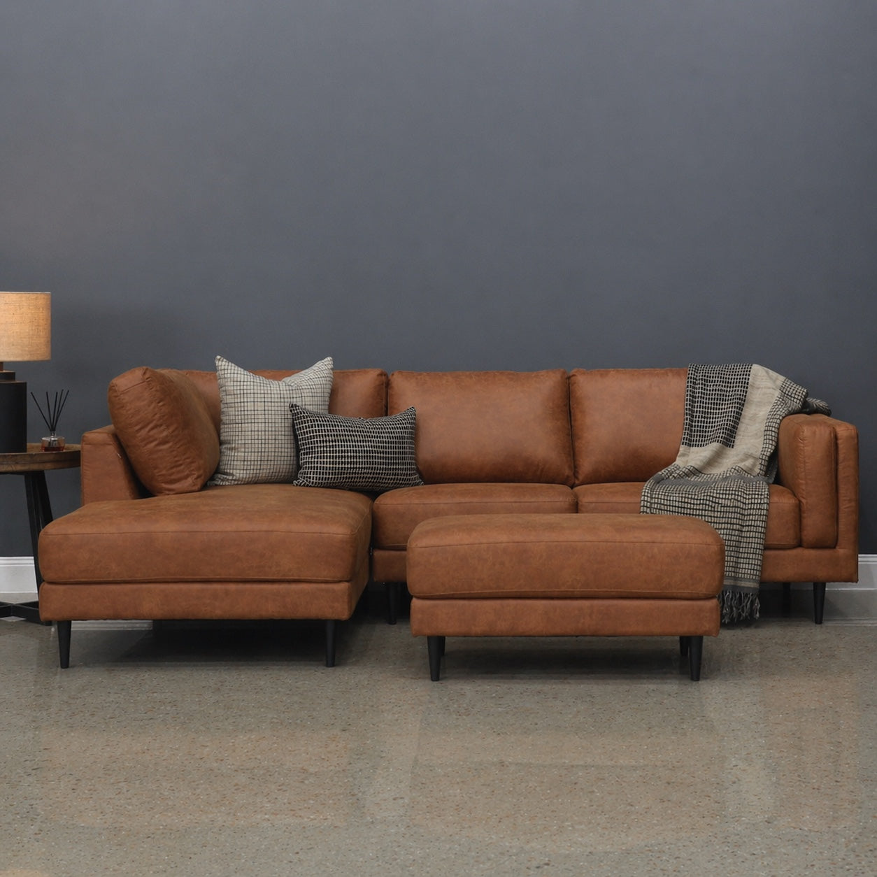 Canberra Sofa Chaise - Highland Buff