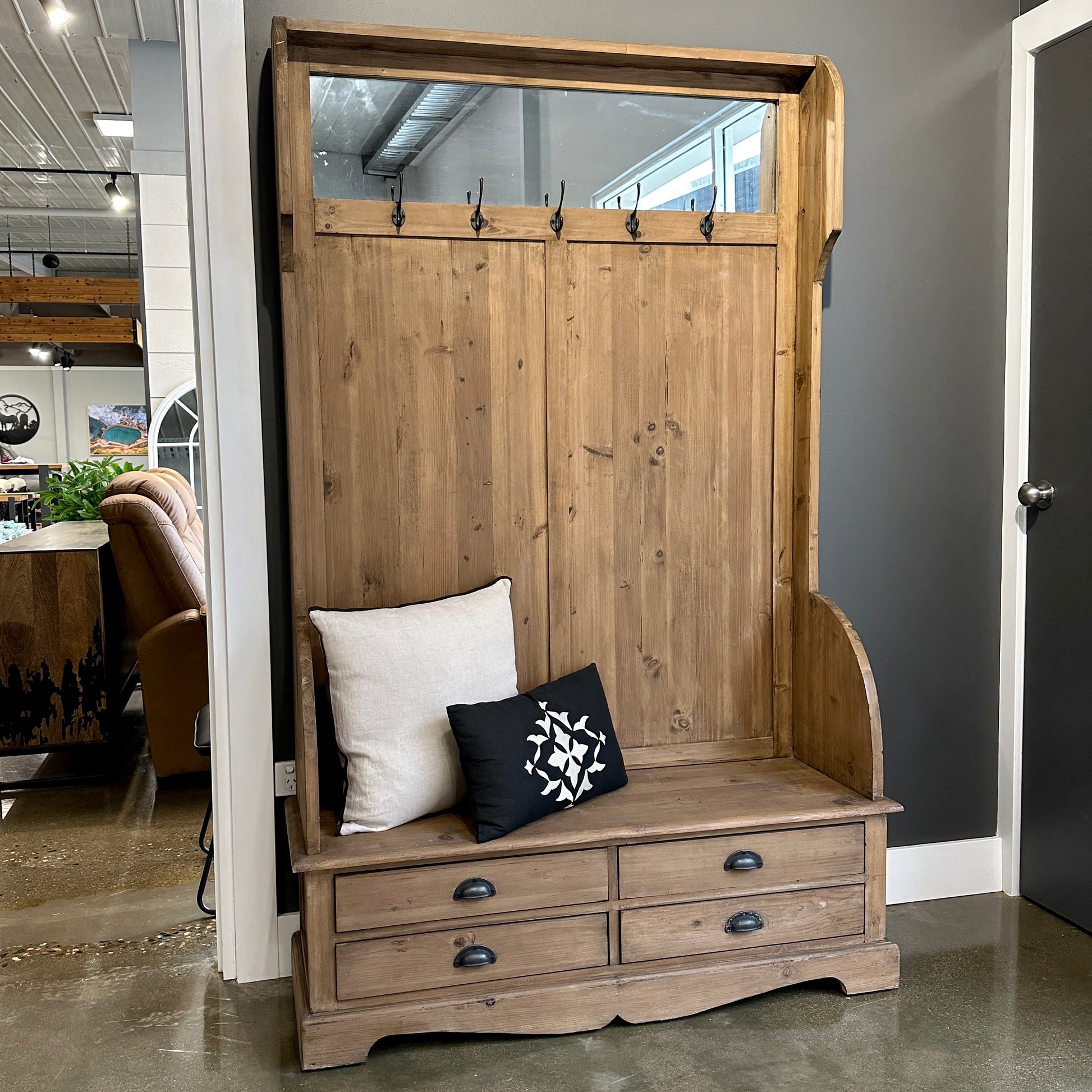 Henry Coat Rack w/ 4 Drawers