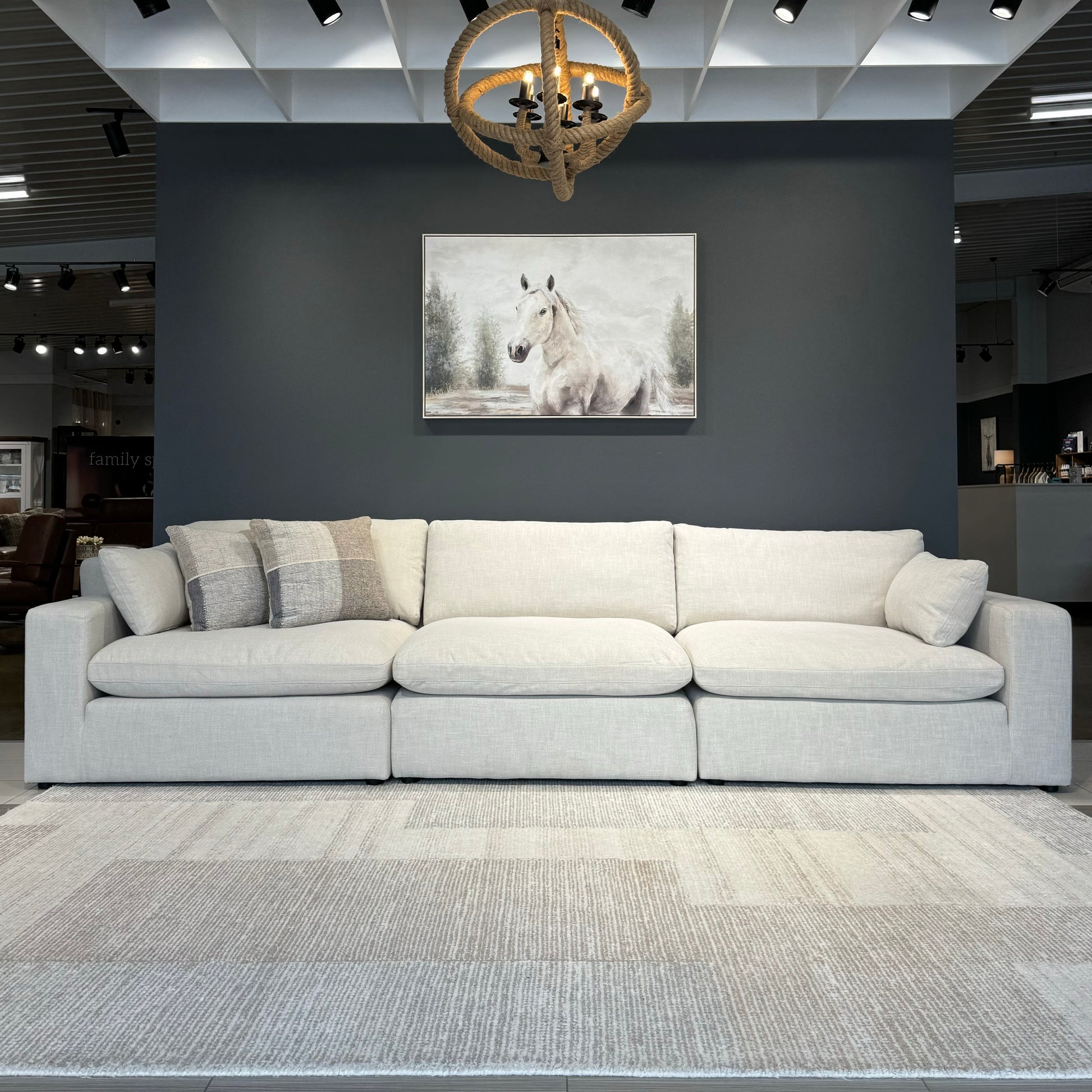 Traralgon Corner Chair - RAF - Linen