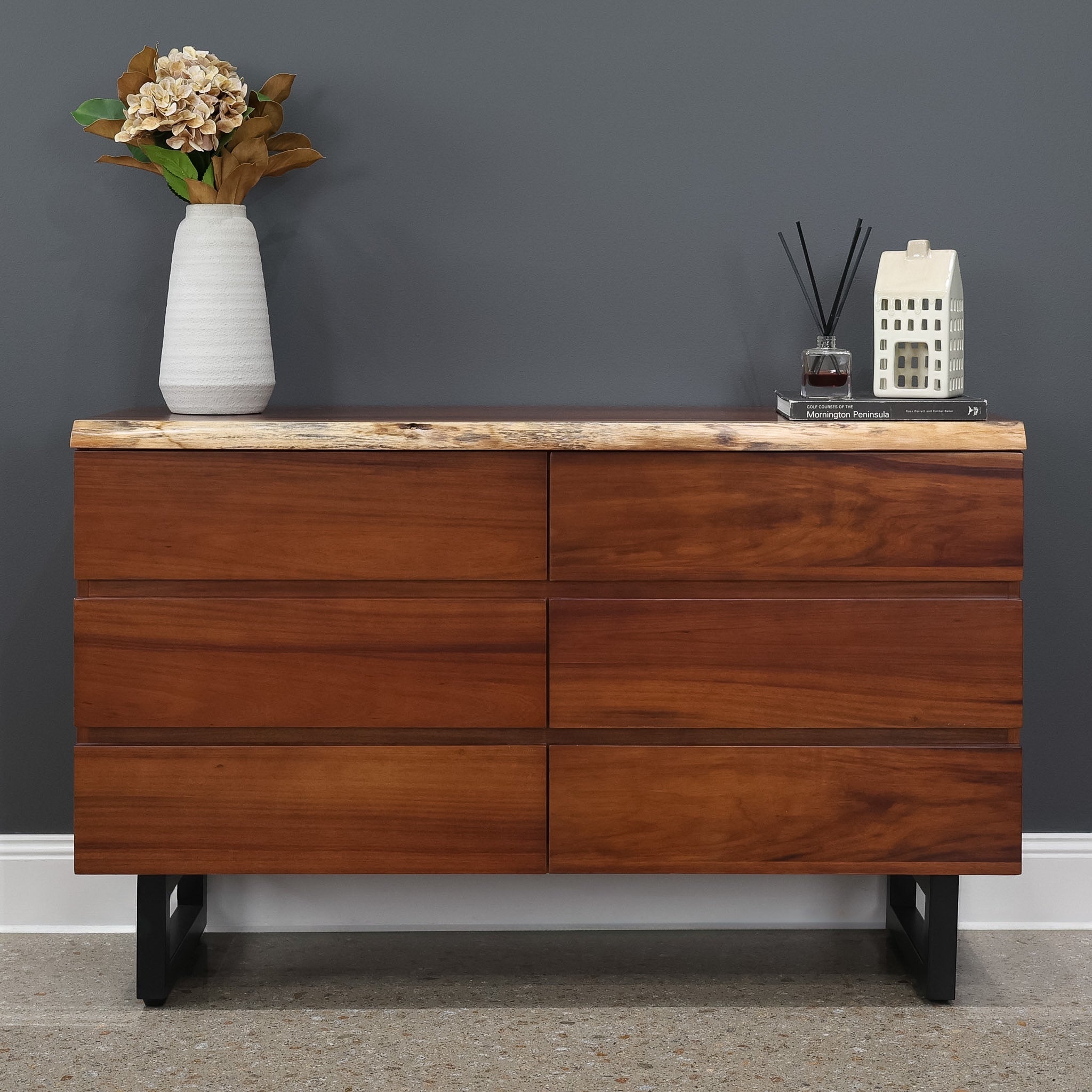 Dark Valley Dresser 6 Drawers