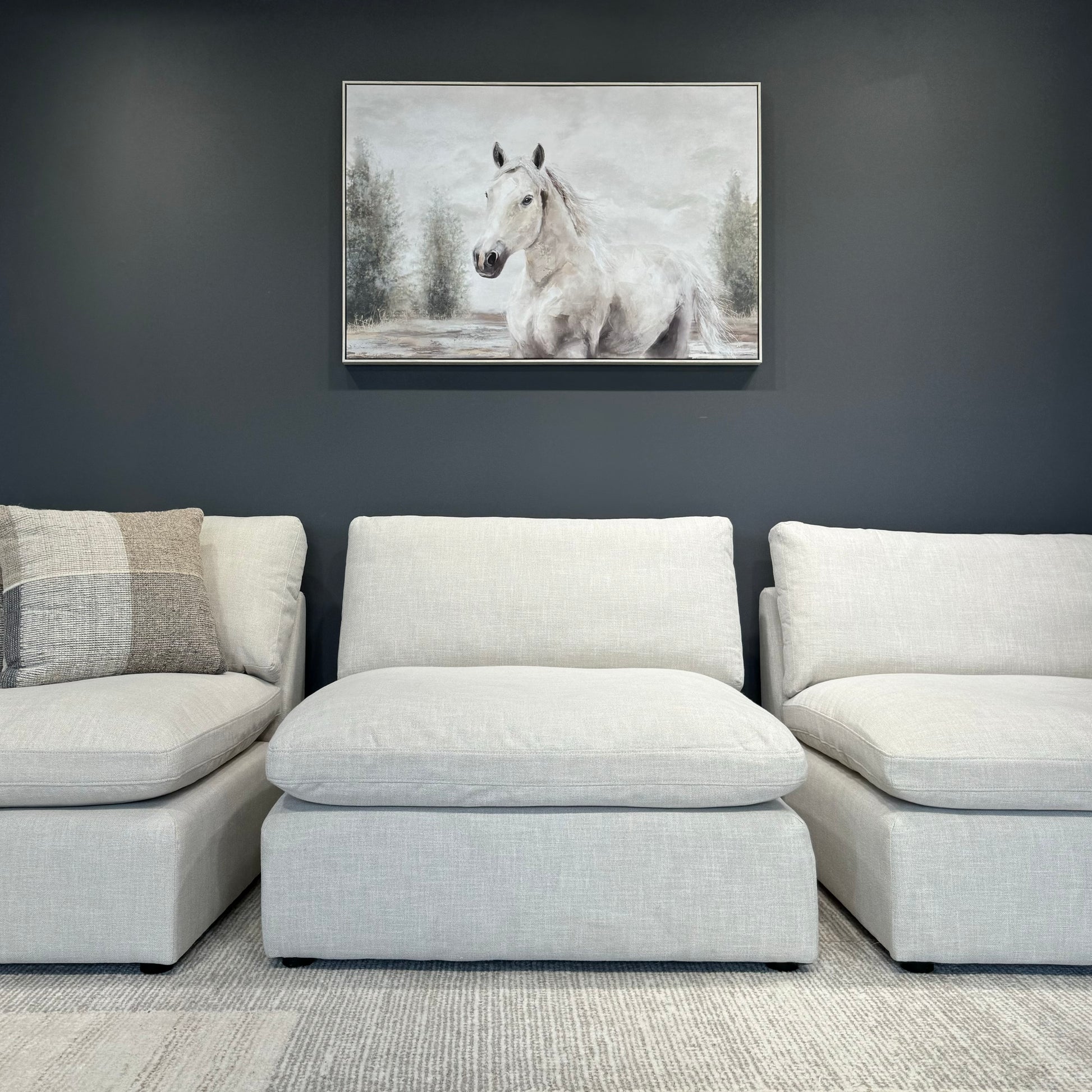 Traralgon Corner Chair - RAF - Linen