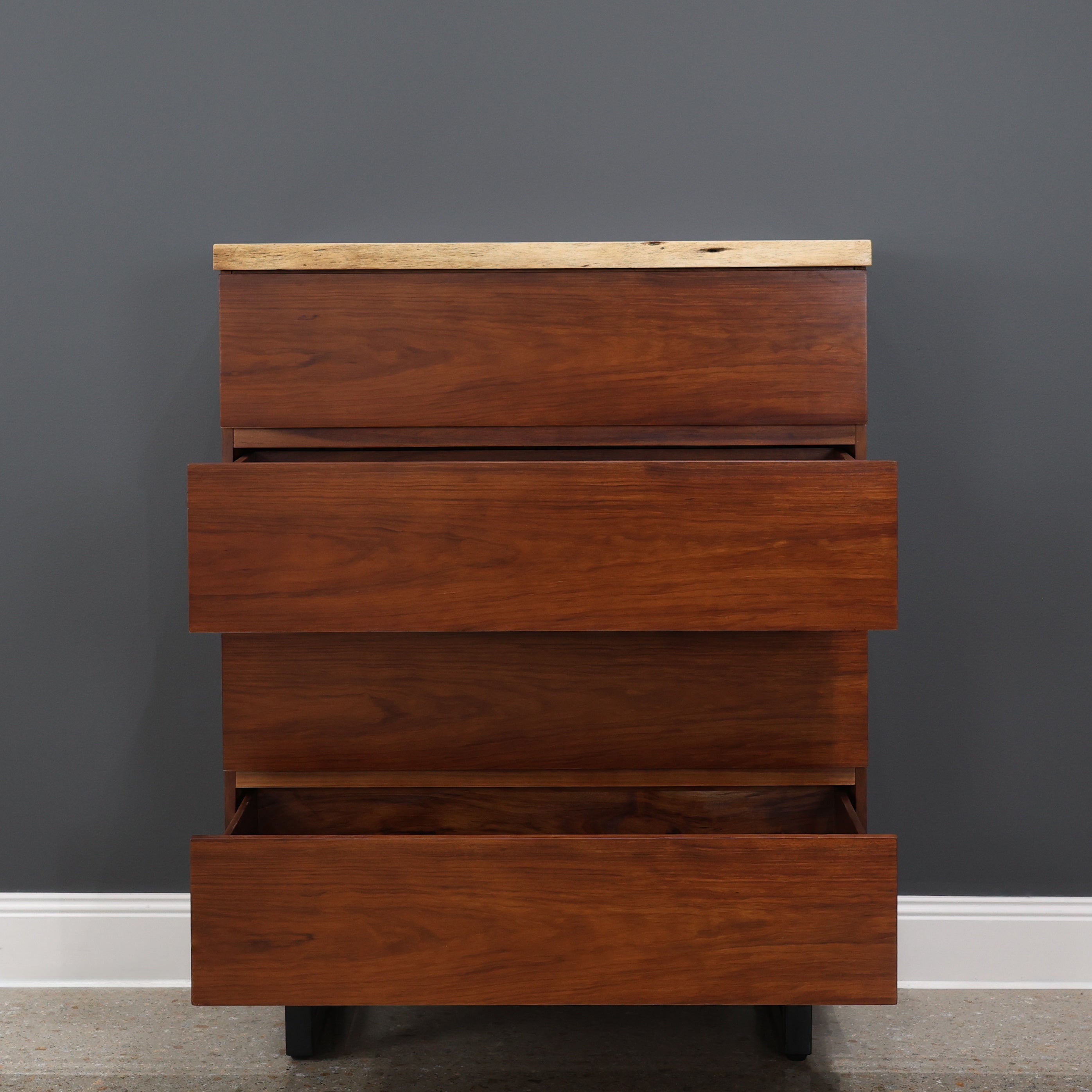 Dark Valley Tallboy 4 Drawers