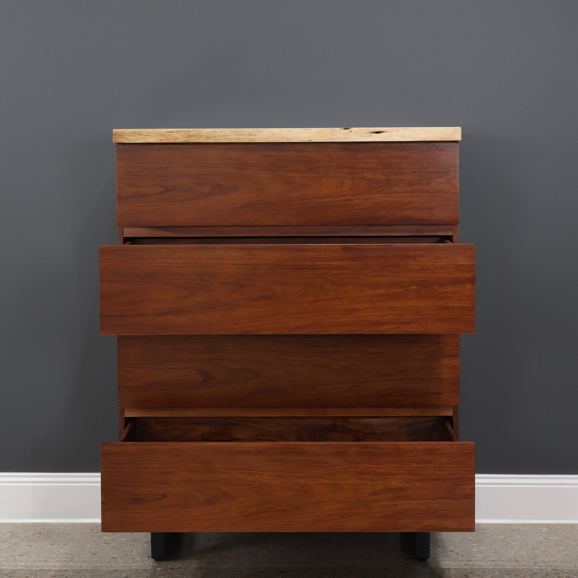Dark Valley Tallboy 4 Drawers