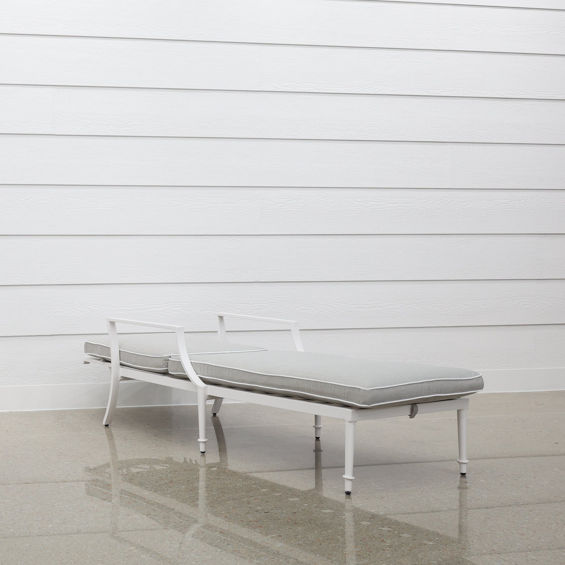 Elmore Sun Lounge Set Of 2 - White