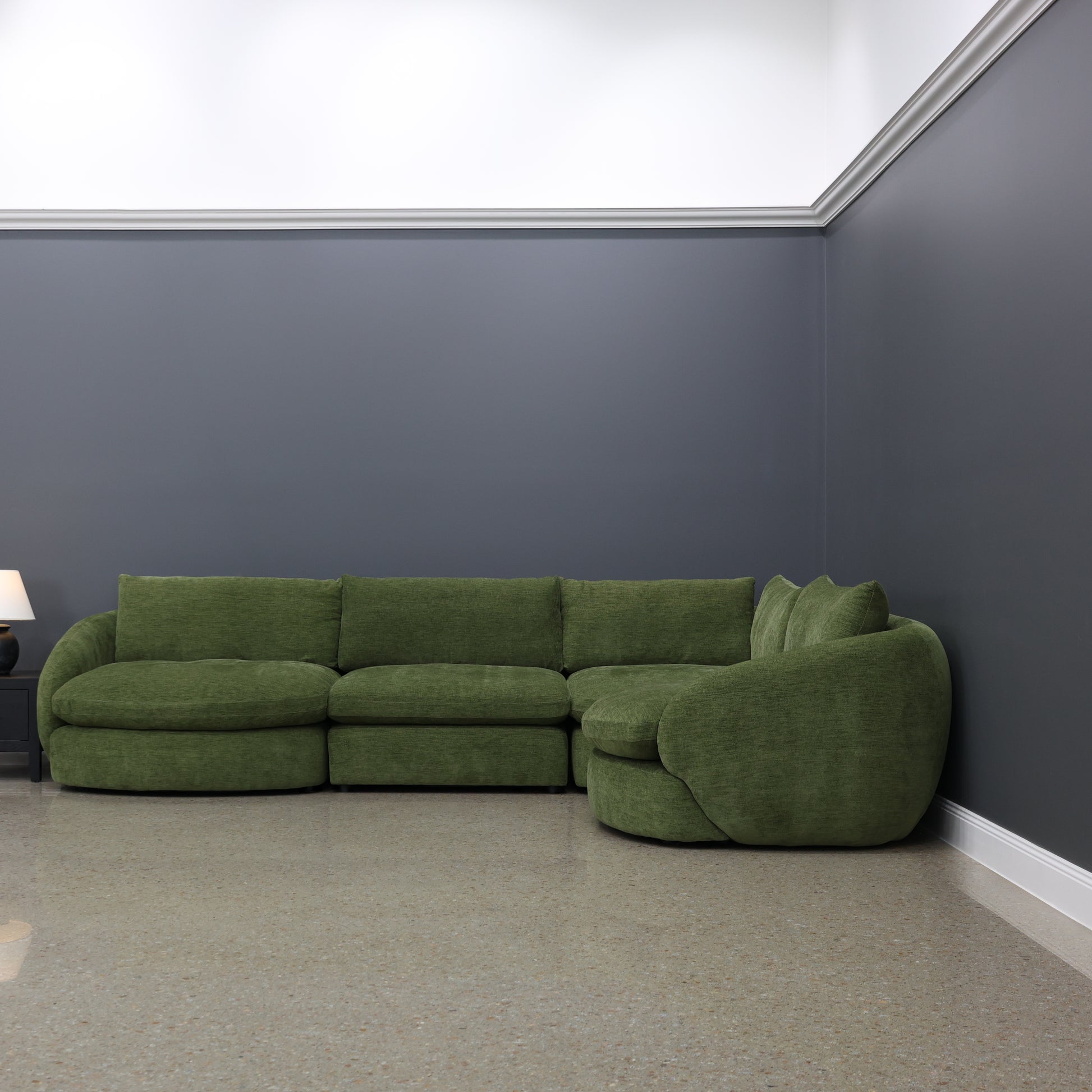 Richmond 4 Piece Corner Lounge - Fern
