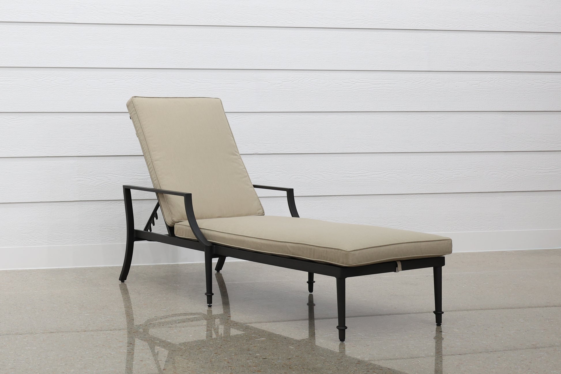 Elmore Sun Lounge Set Of 2 - Rustic Black