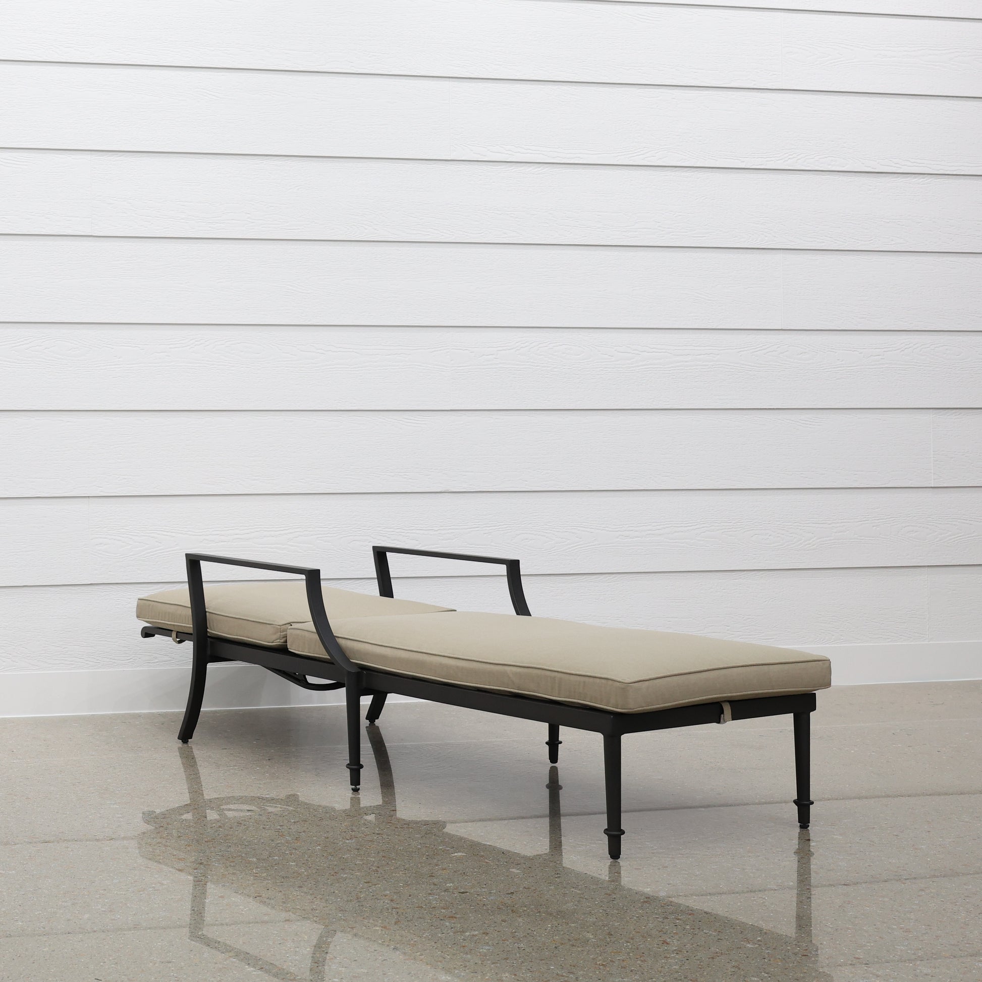 Elmore Sun Lounge Set Of 2 - Rustic Black