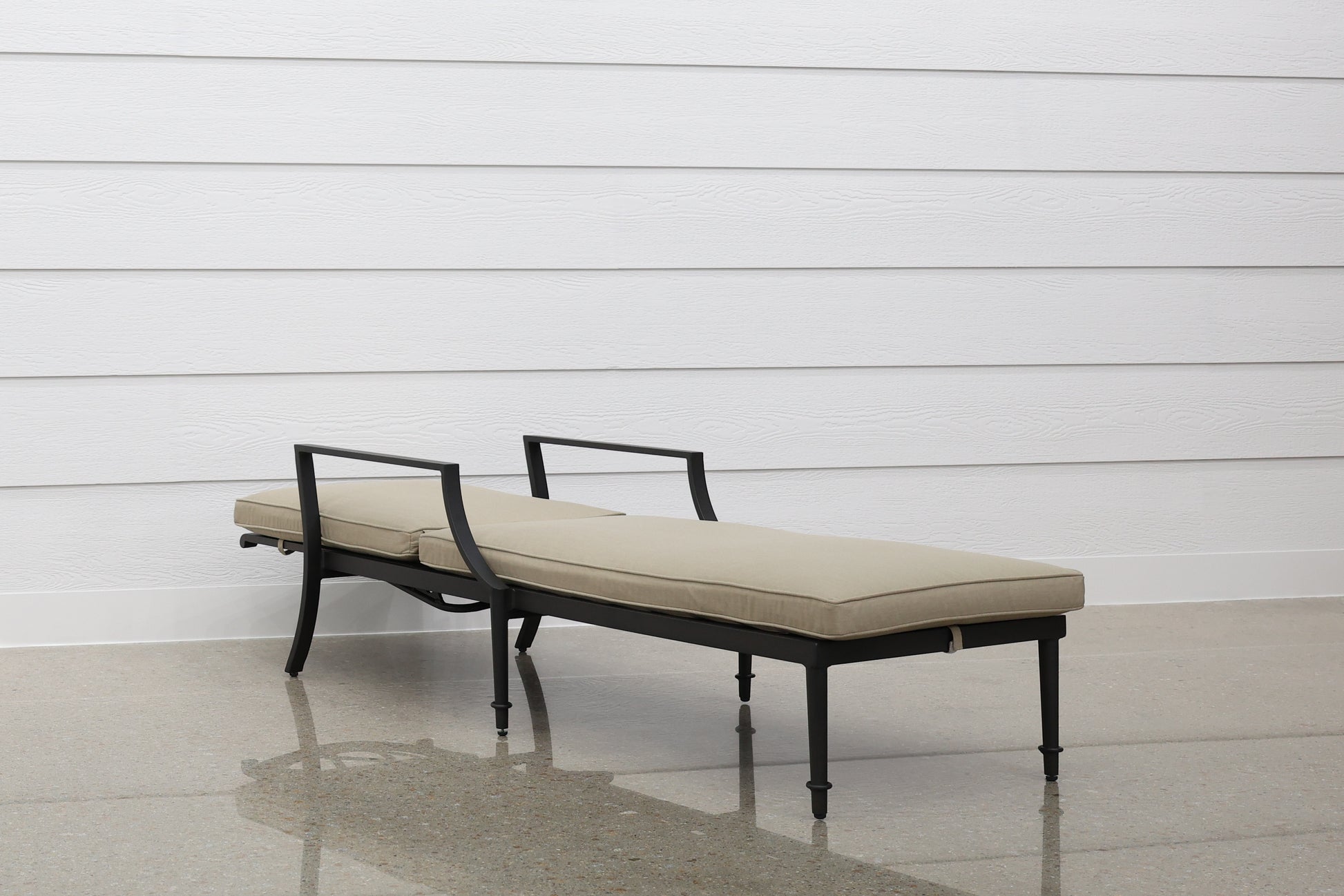 Elmore Sun Lounge Set Of 2 - Rustic Black