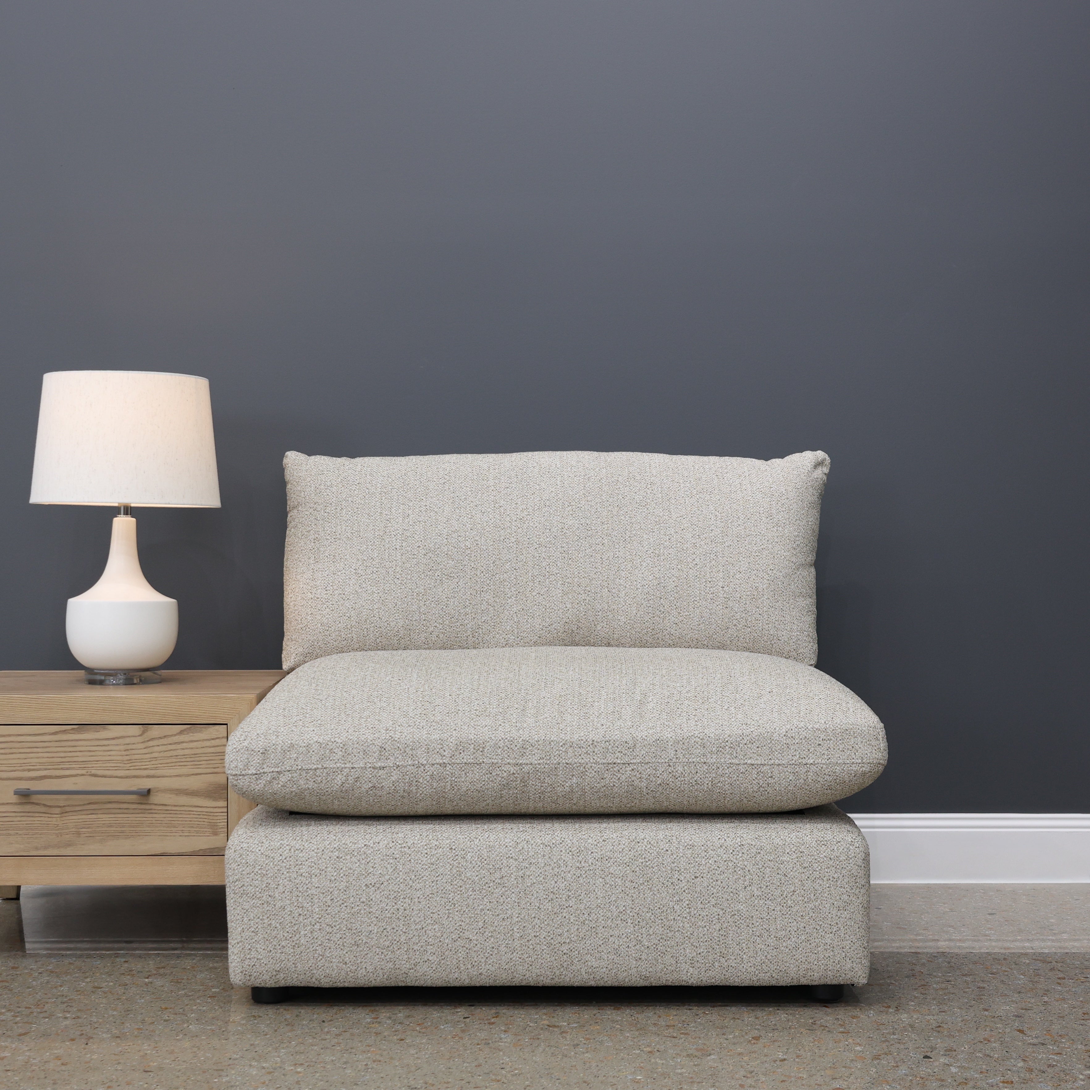 Richmond Armless Chair - Oatmeal