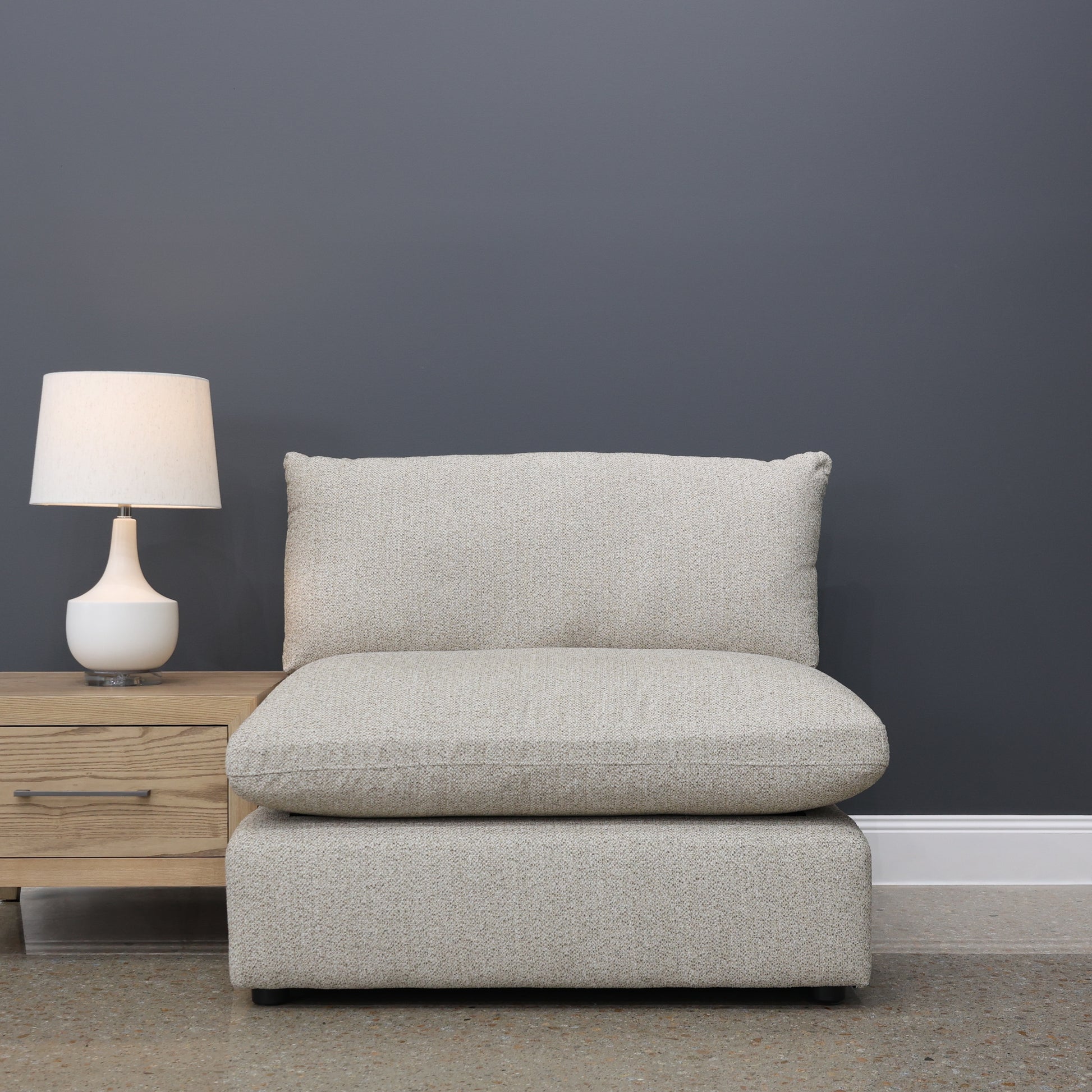 Richmond Armless Chair - Oatmeal