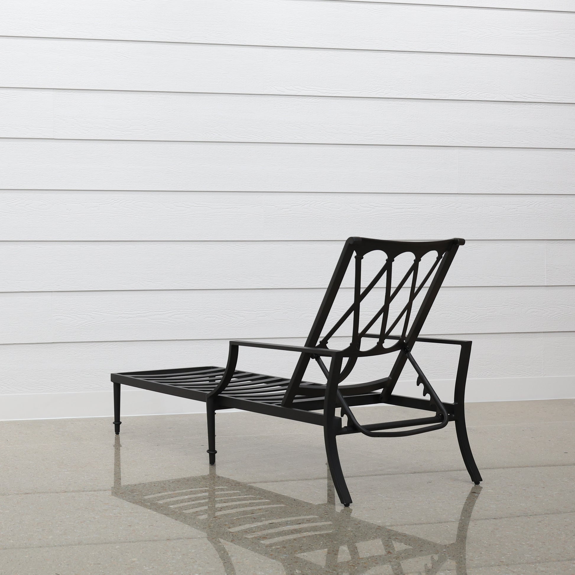 Elmore Sun Lounge Set Of 2 - Rustic Black