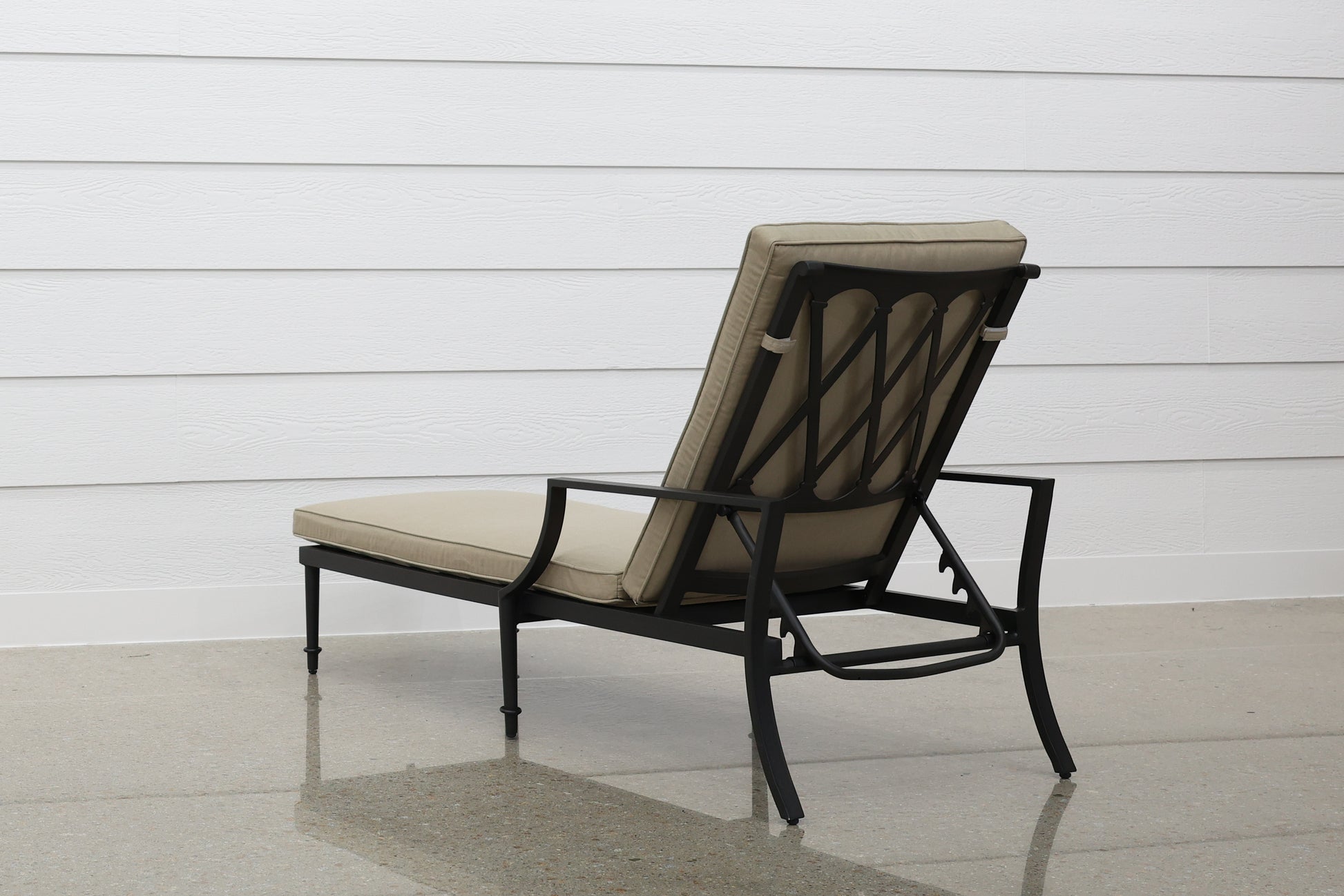 Elmore Sun Lounge Set Of 2 - Rustic Black