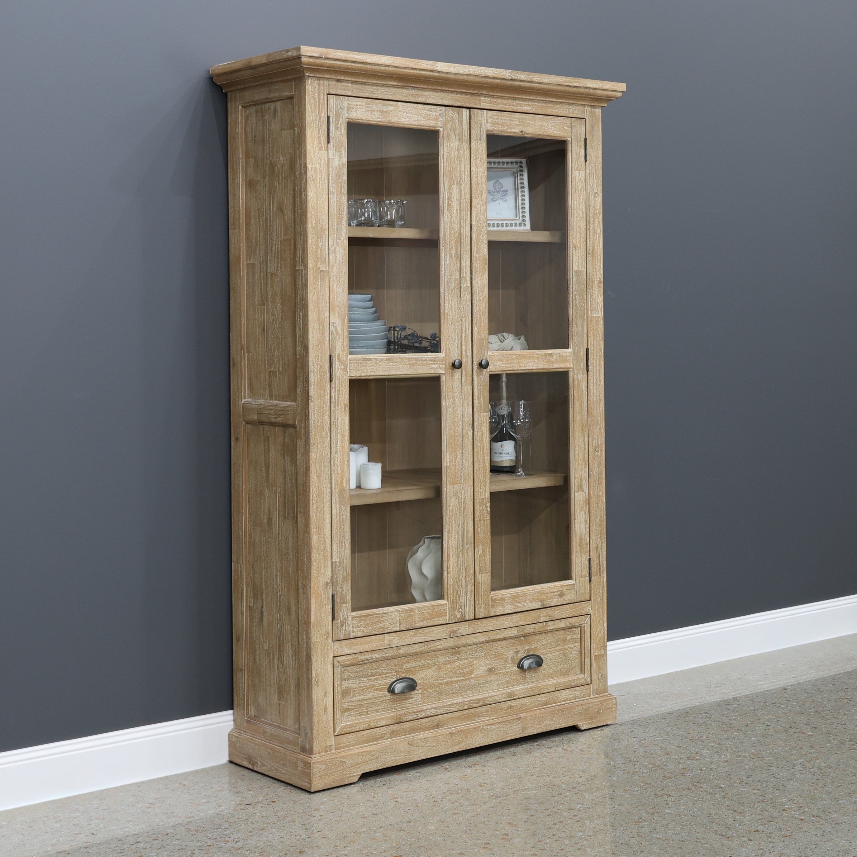 Provedore Natural Double Glass Vitrine